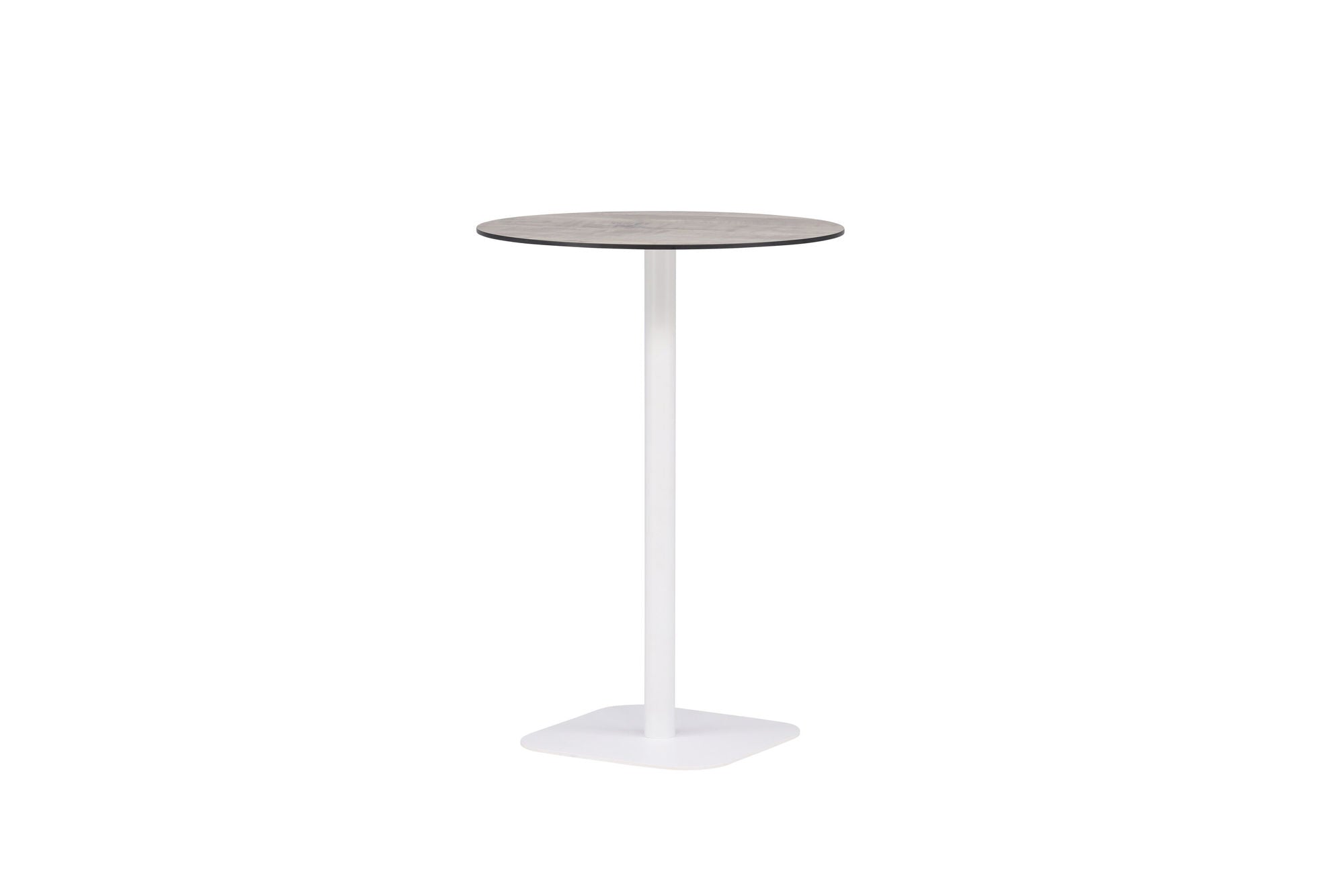 Venture Home Milano Barbord Steel - White / rund ø70