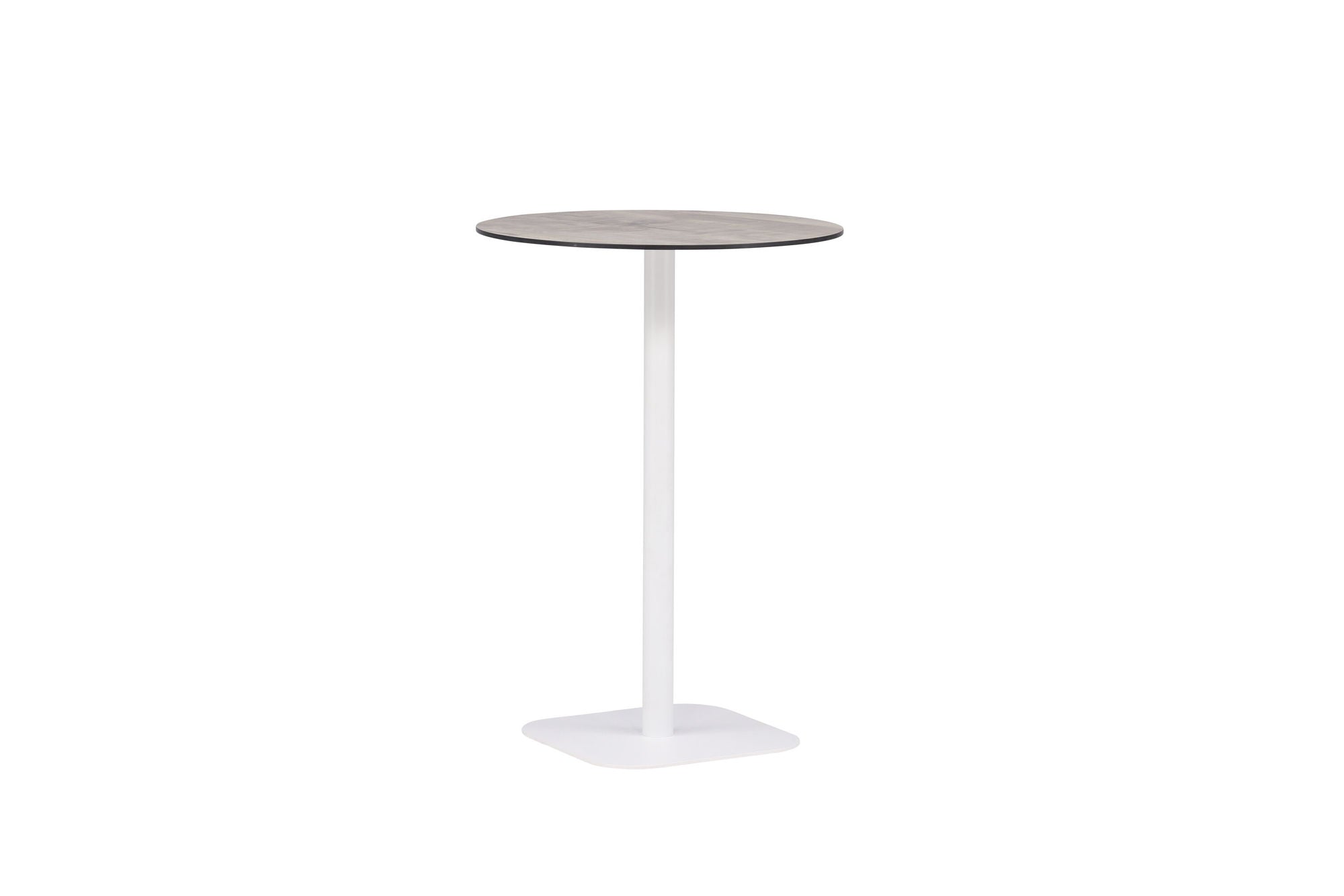 Venture Home Milano Barbord Steel - White / rund ø70