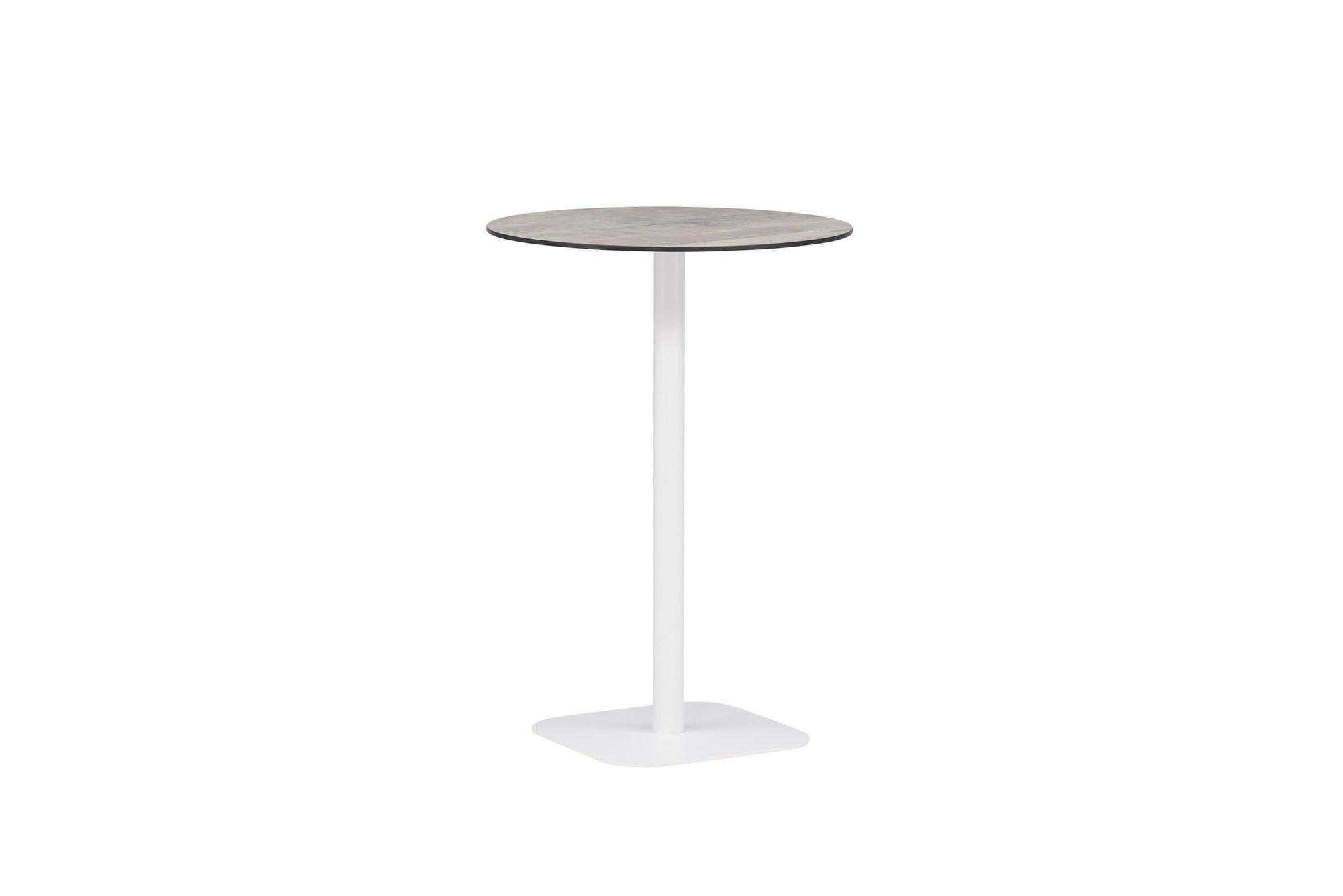 Venture Home Milano Barbord Steel - White / rund ø70