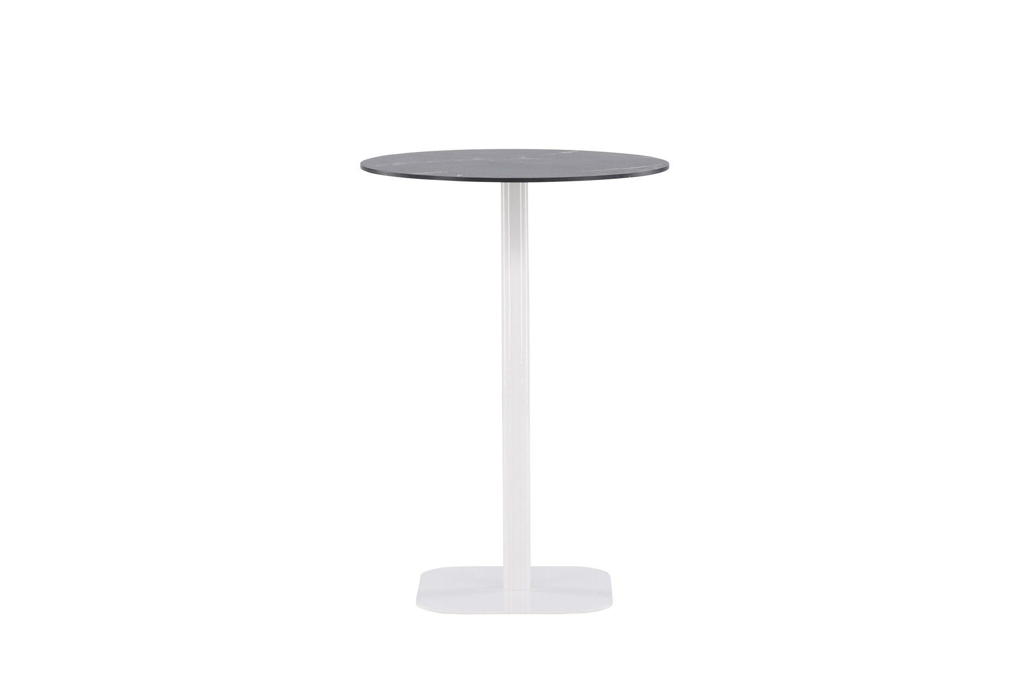 Venture Home Milano Barbord Steel - White / rund ø70