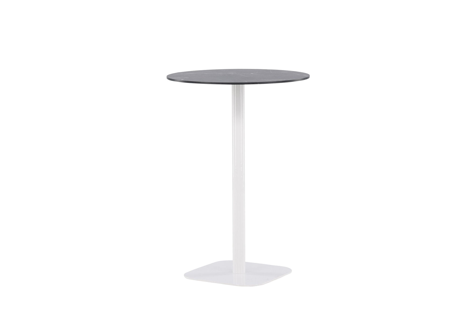 Venture Home Milano Barbord Steel - White / rund ø70