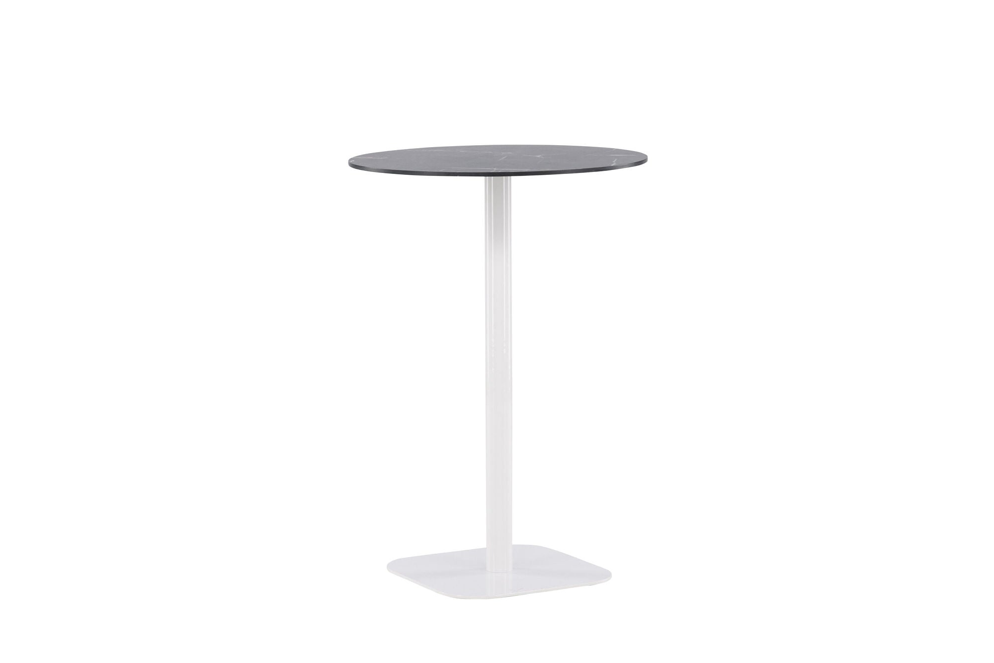 Venture Home Milano Barbord Steel - White / rund ø70