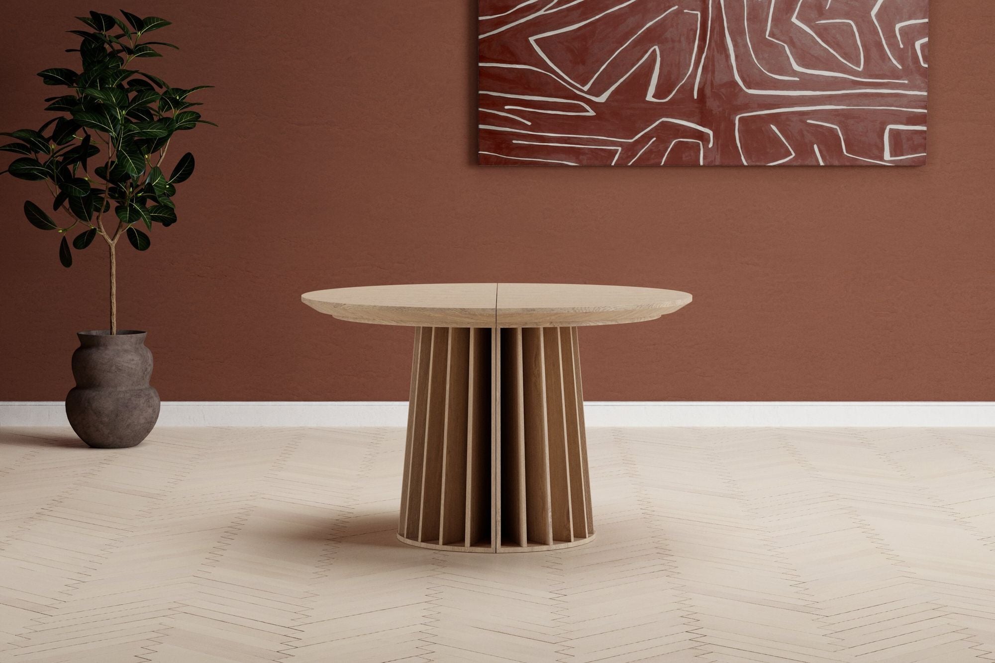 Venture Home Dope spisebord - Nature / Nature MDF w 3d-paper