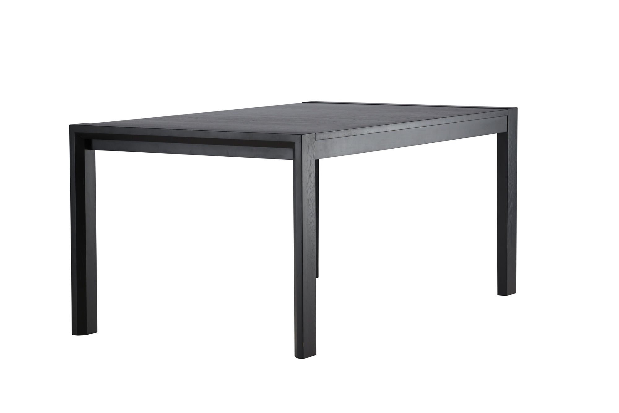 Vind Slider spisebord 250x95x75 cm - Black / Solid Oak Veneer