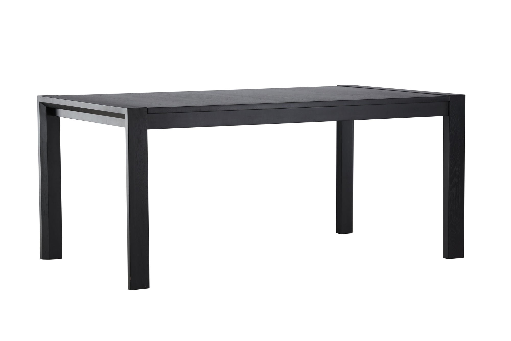 Vind Slider spisebord 250x95x75 cm - Black / Solid Oak Veneer