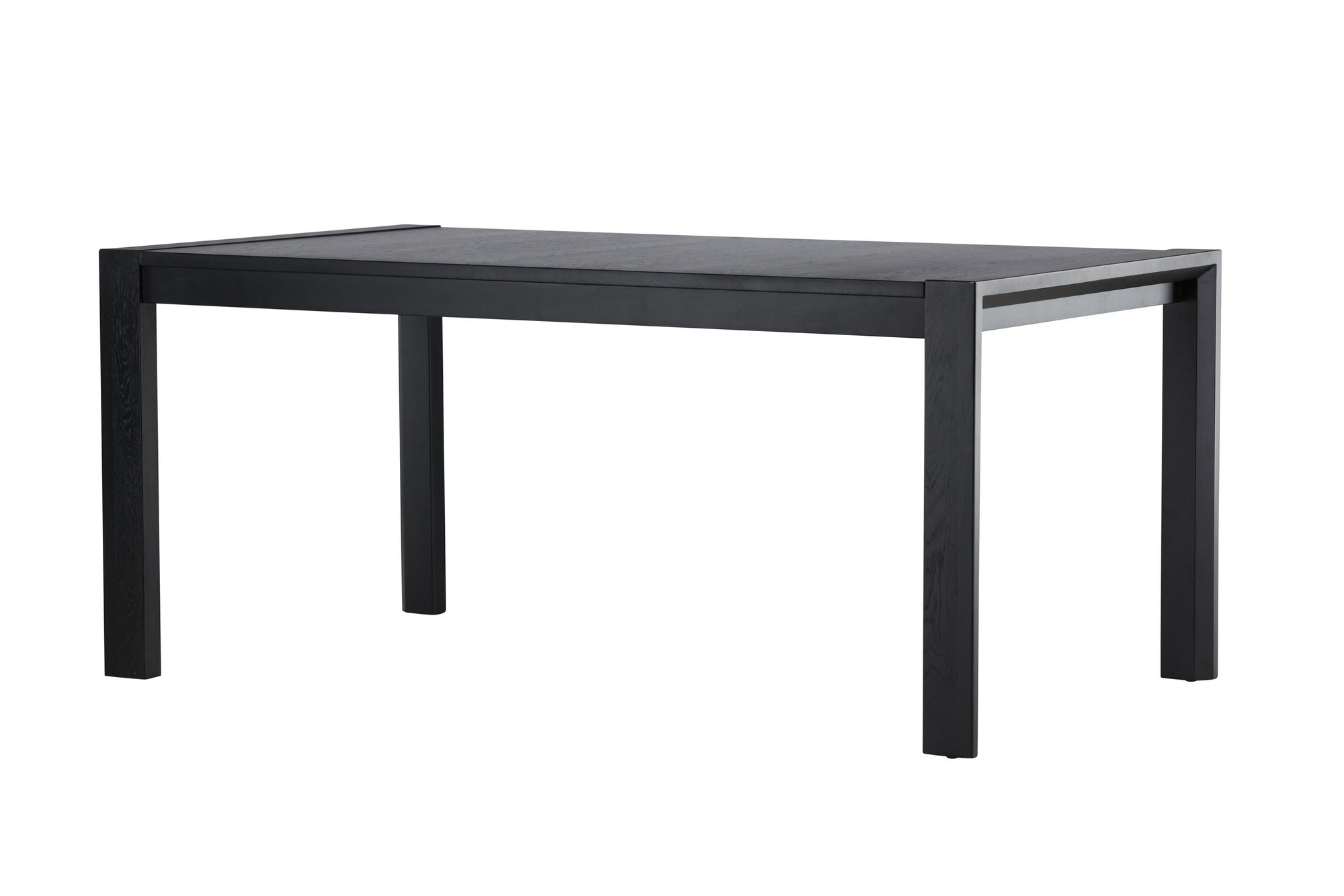 Vind Slider spisebord 250x95x75 cm - Black / Solid Oak Veneer
