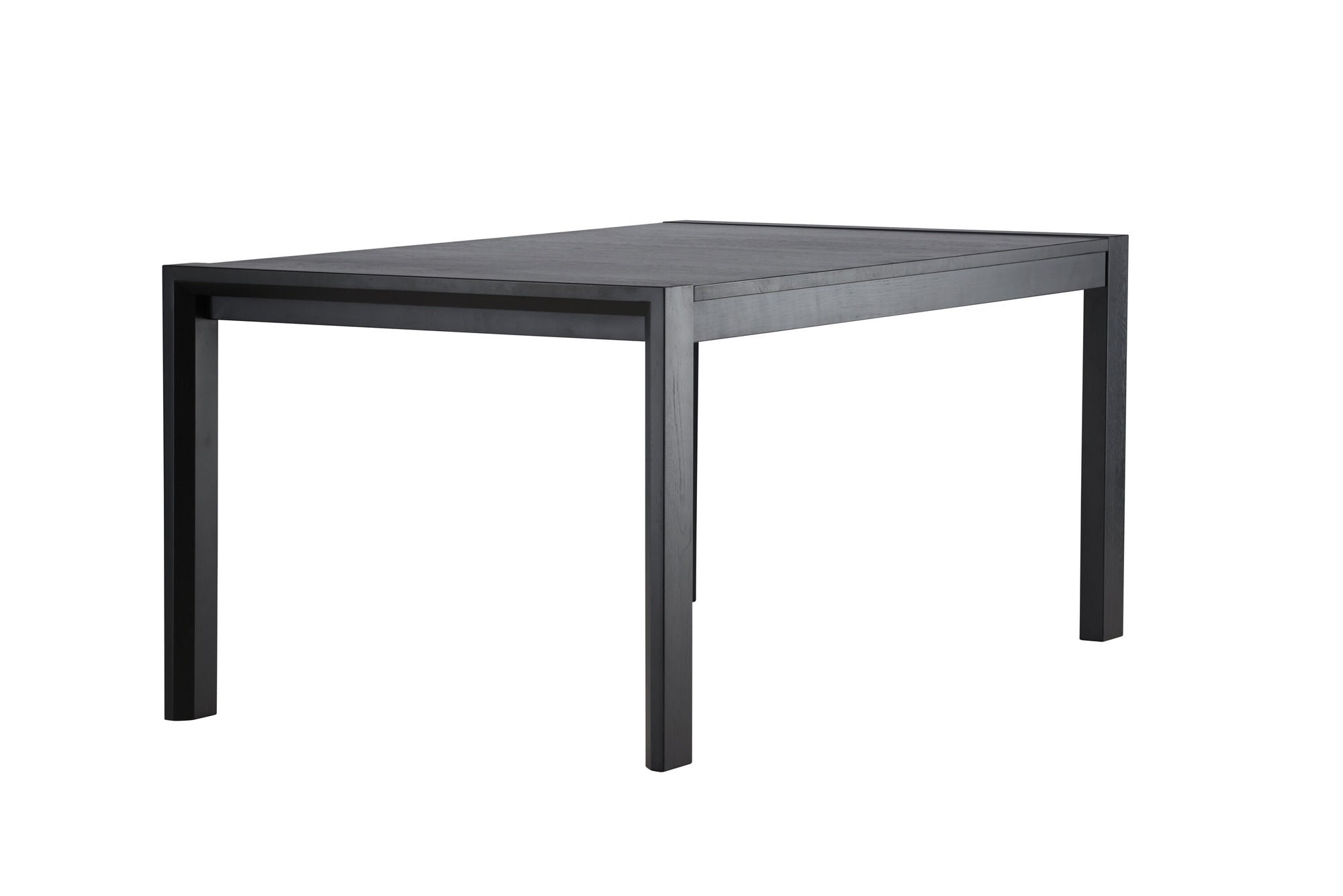 Vind Slider spisebord 250x95x75 cm - Black / Solid Oak Veneer