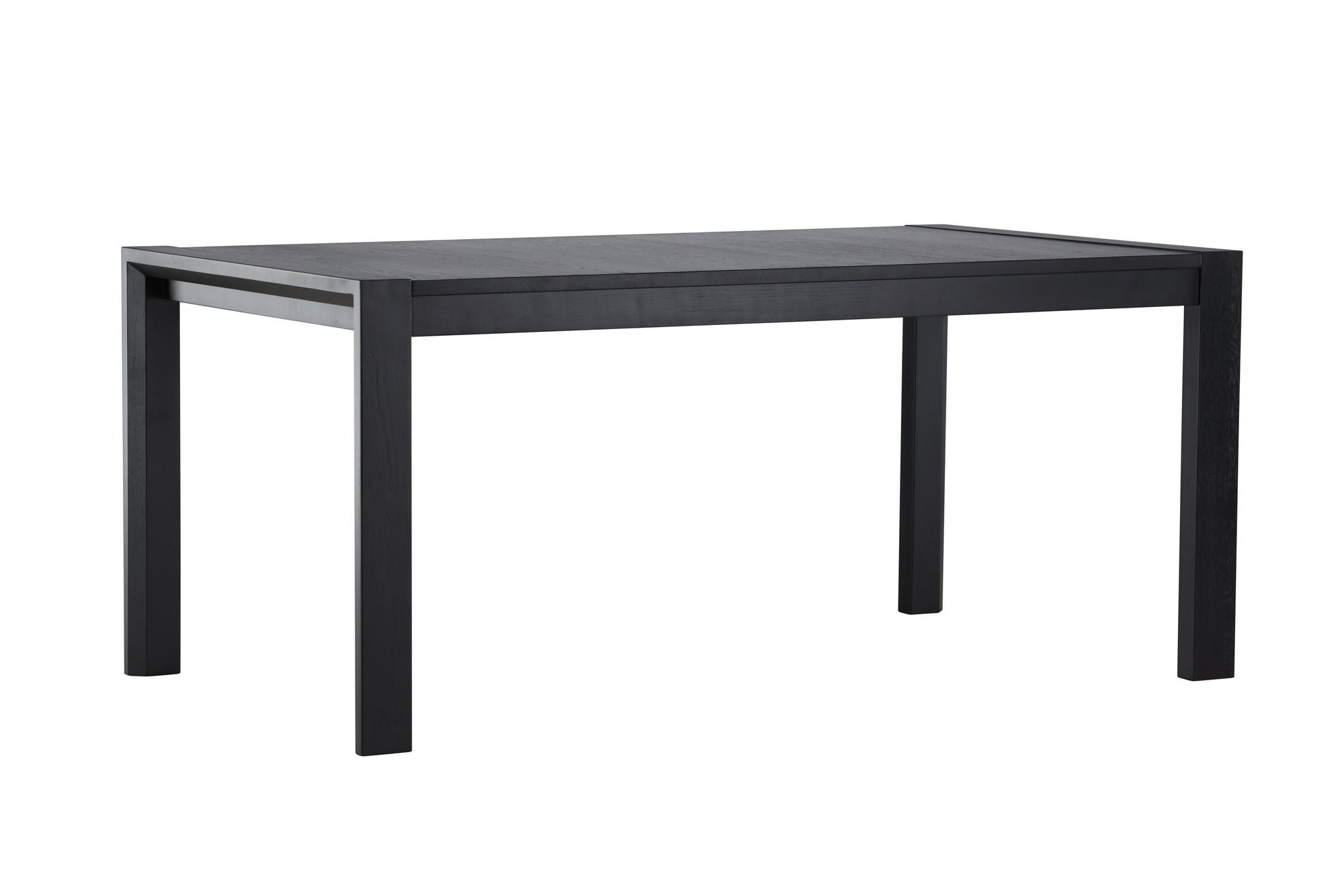 Vind Slider spisebord 250x95x75 cm - Black / Solid Oak Veneer