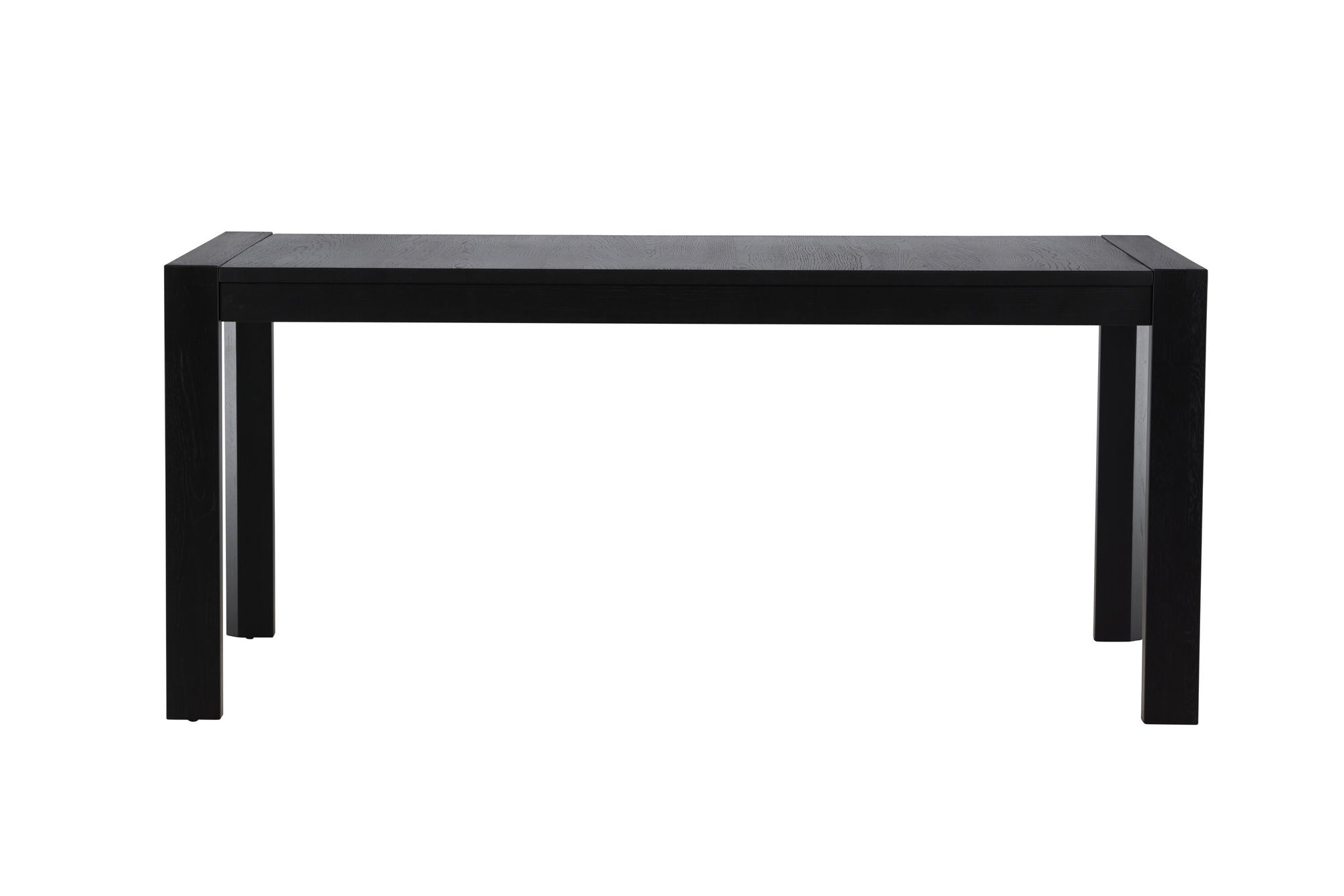 Vind Slider spisebord 250x95x75 cm - Black / Solid Oak Veneer
