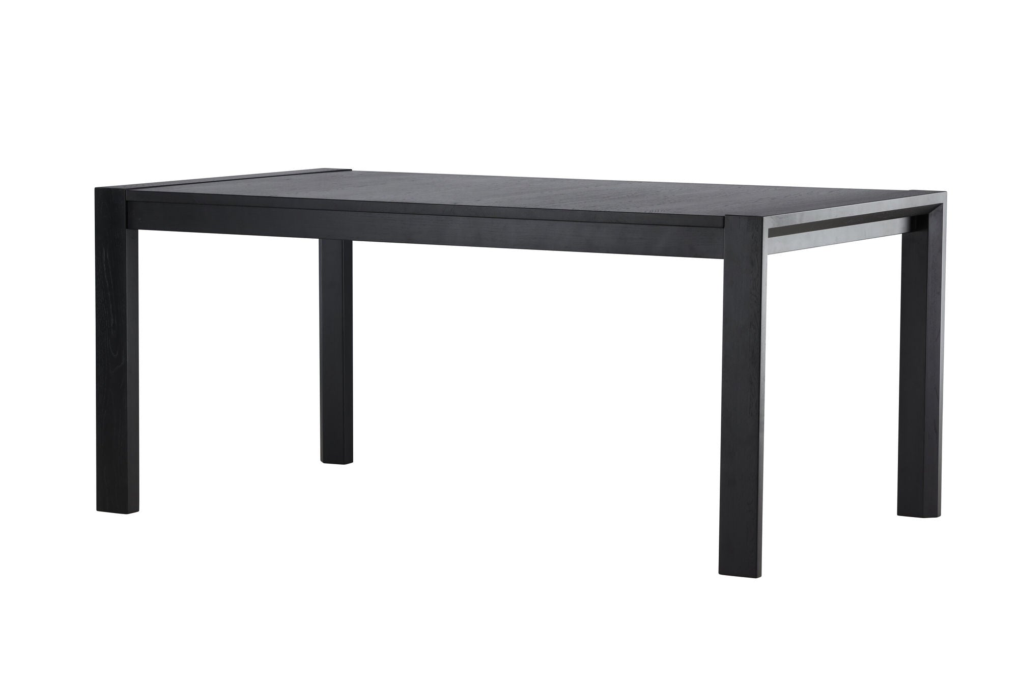 Vind Slider spisebord 250x95x75 cm - Black / Solid Oak Veneer