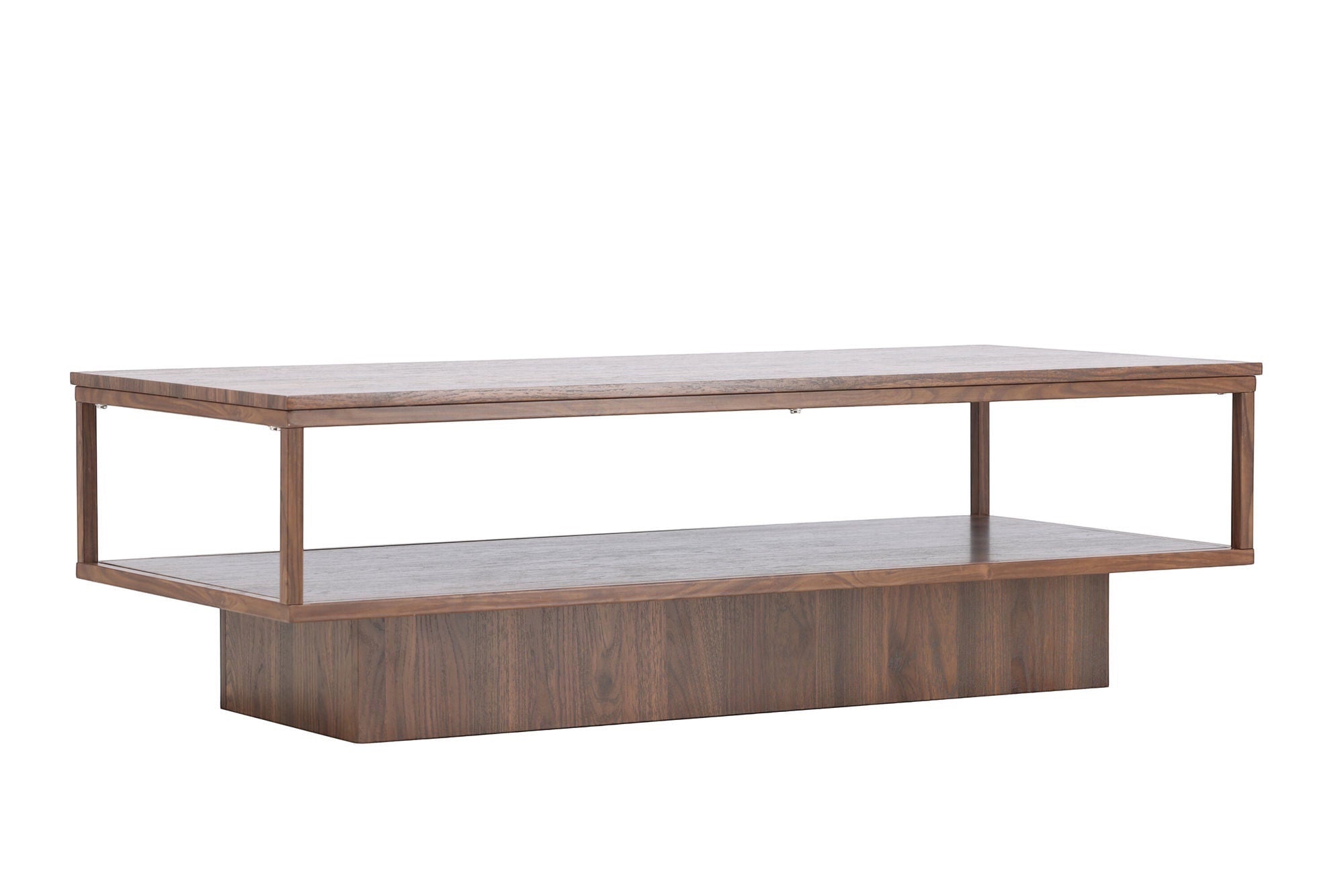 Venture Home Maglehem Sofa bord - 130*60*38cm - Steel Walnut / MDF Walnut 3D-paper