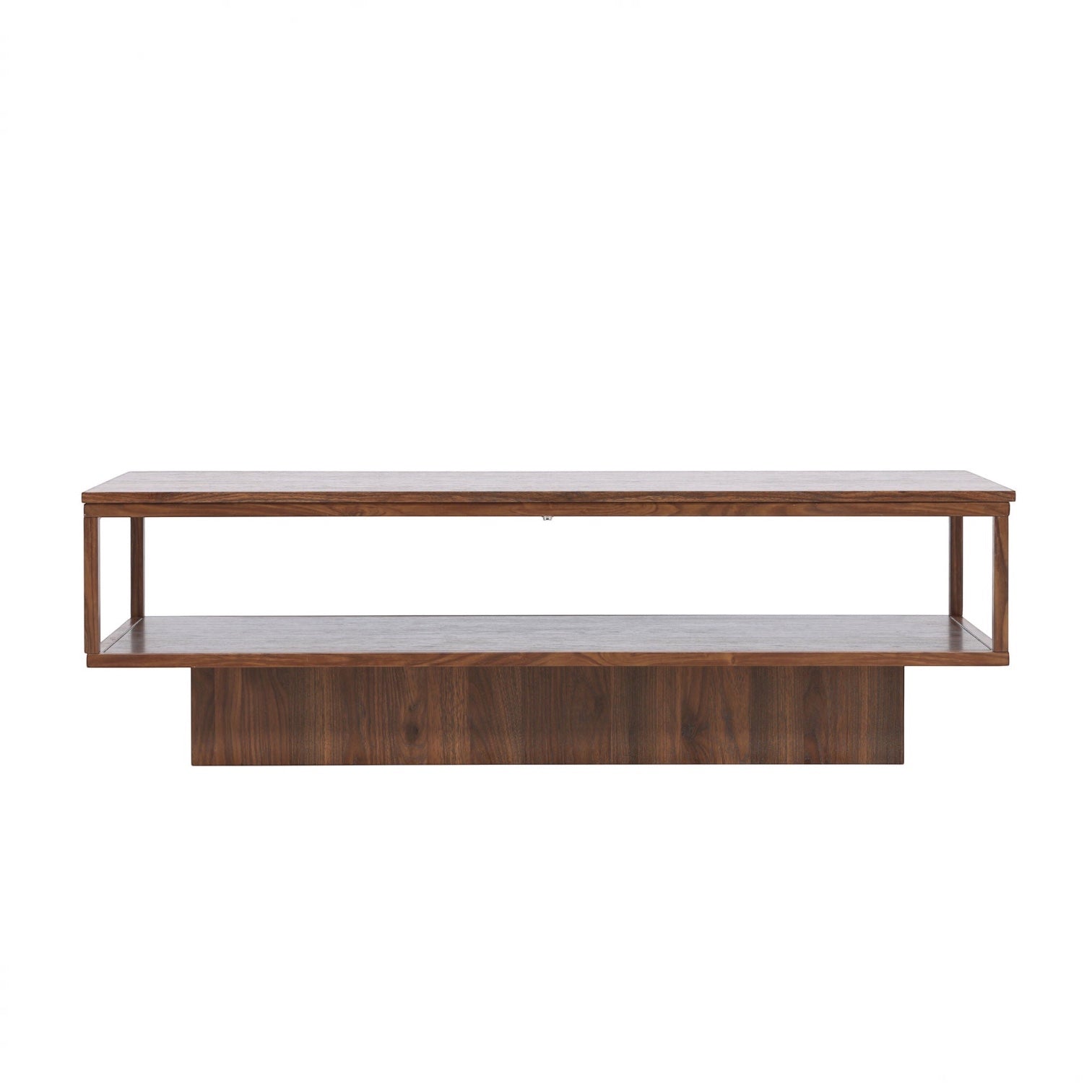 Venture Home Maglehem Sofa bord - 130*60*38cm - Steel Walnut / MDF Walnut 3D-paper