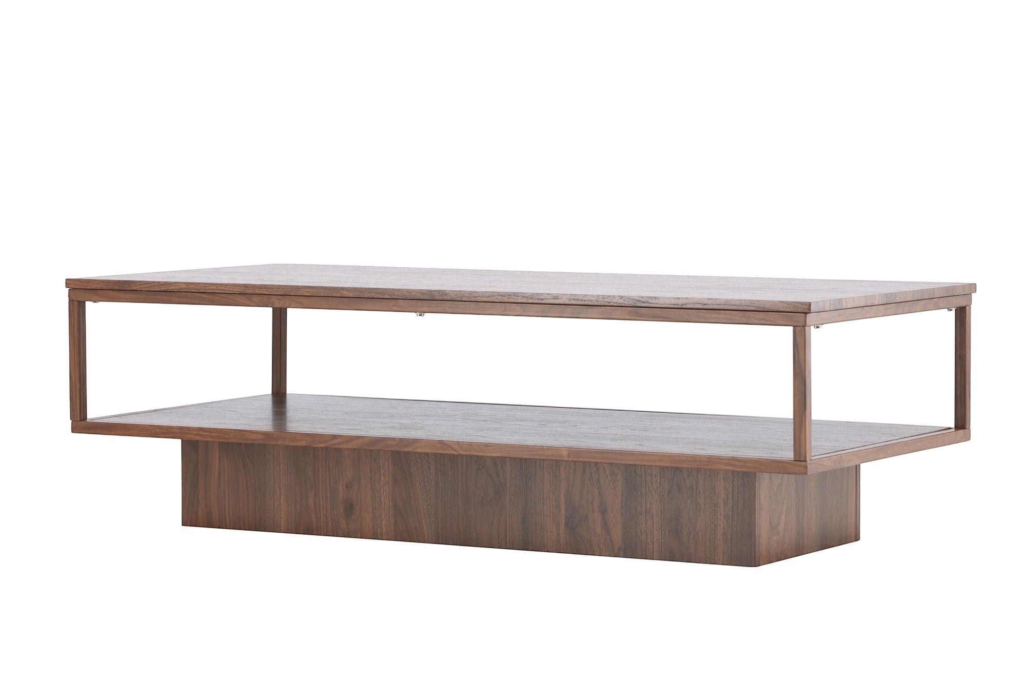 Venture Home Maglehem Sofa bord - 130*60*38cm - Steel Walnut / MDF Walnut 3D-paper