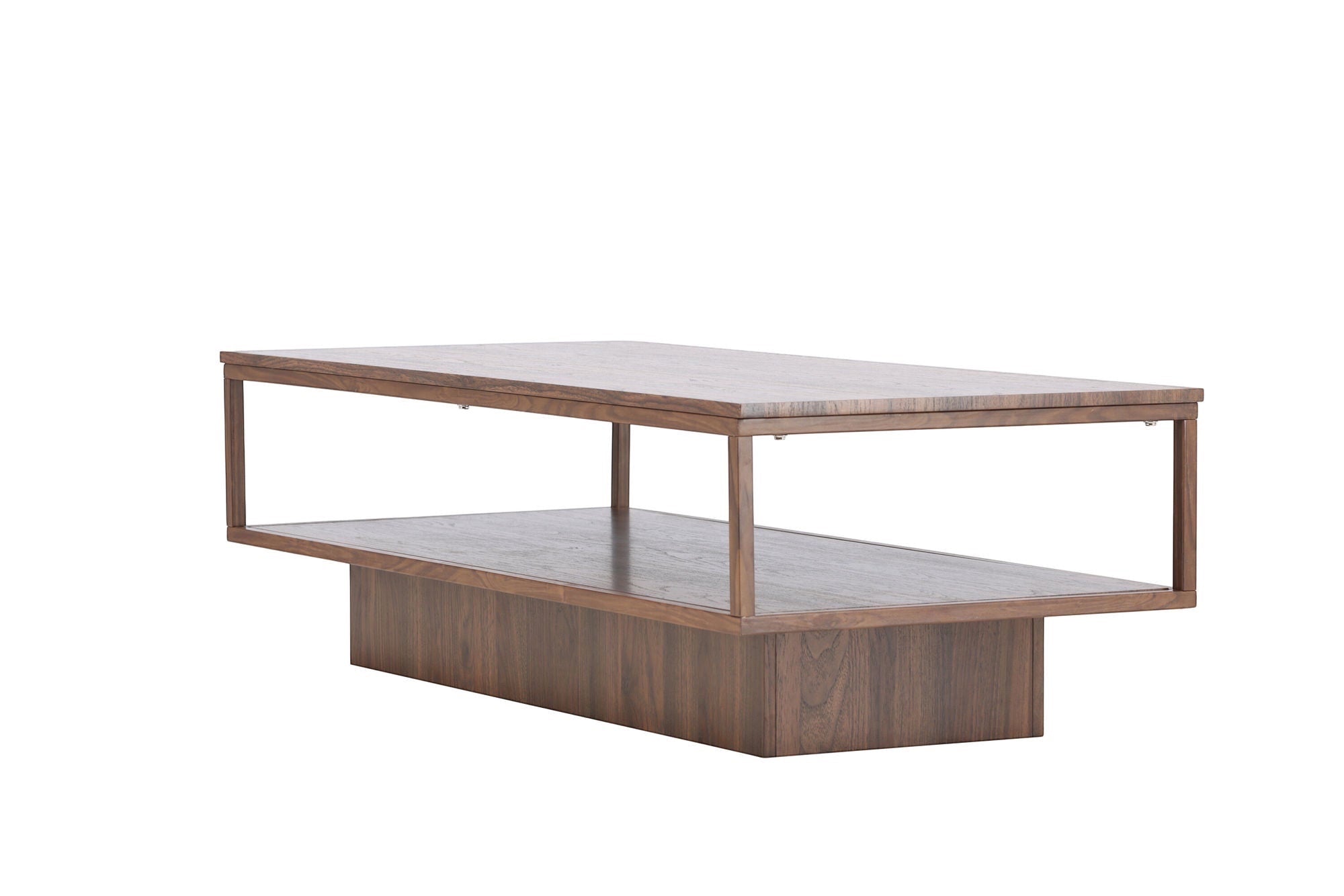 Venture Home Maglehem Sofa bord - 130*60*38cm - Steel Walnut / MDF Walnut 3D-paper