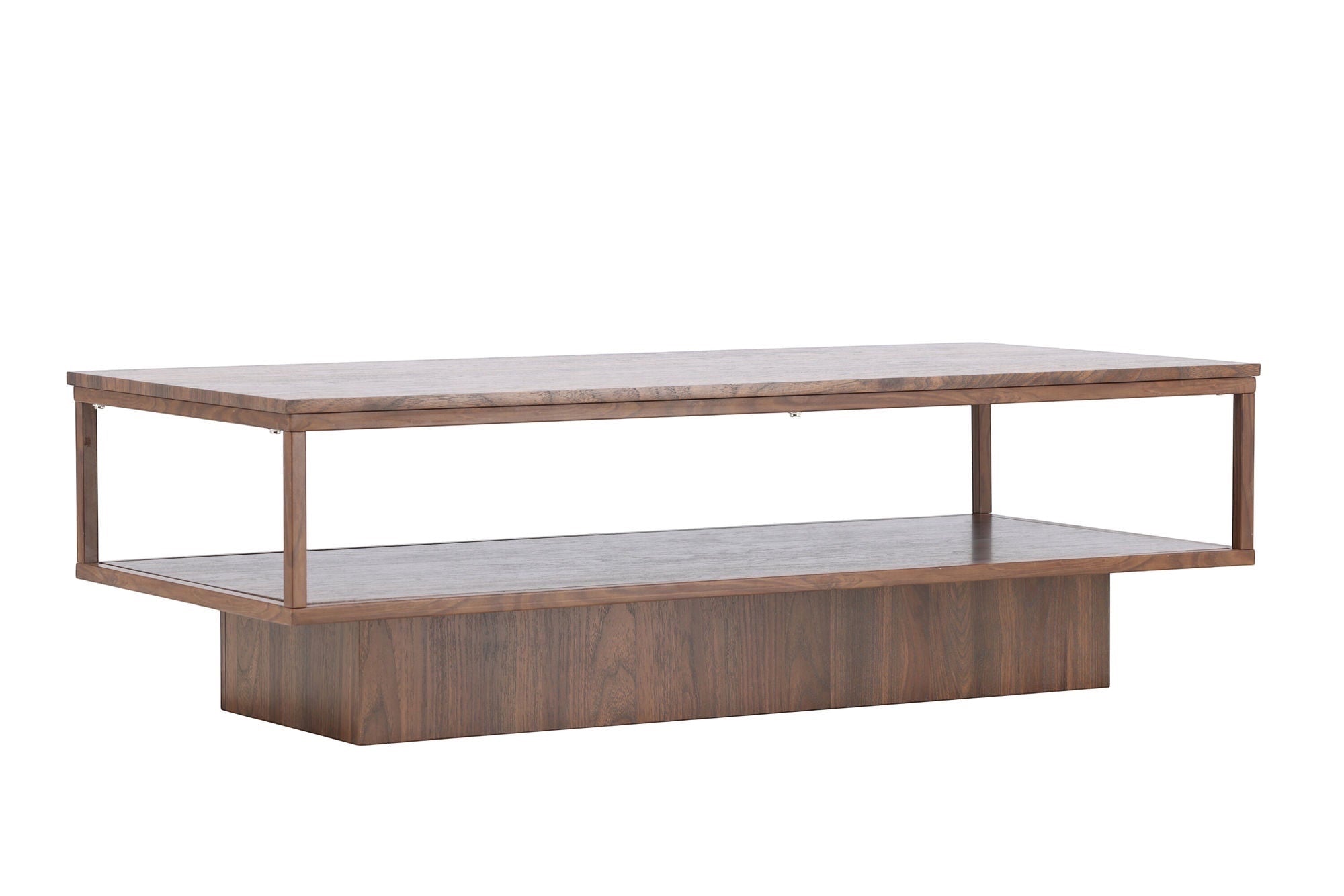 Venture Home Maglehem Sofa bord - 130*60*38cm - Steel Walnut / MDF Walnut 3D-paper