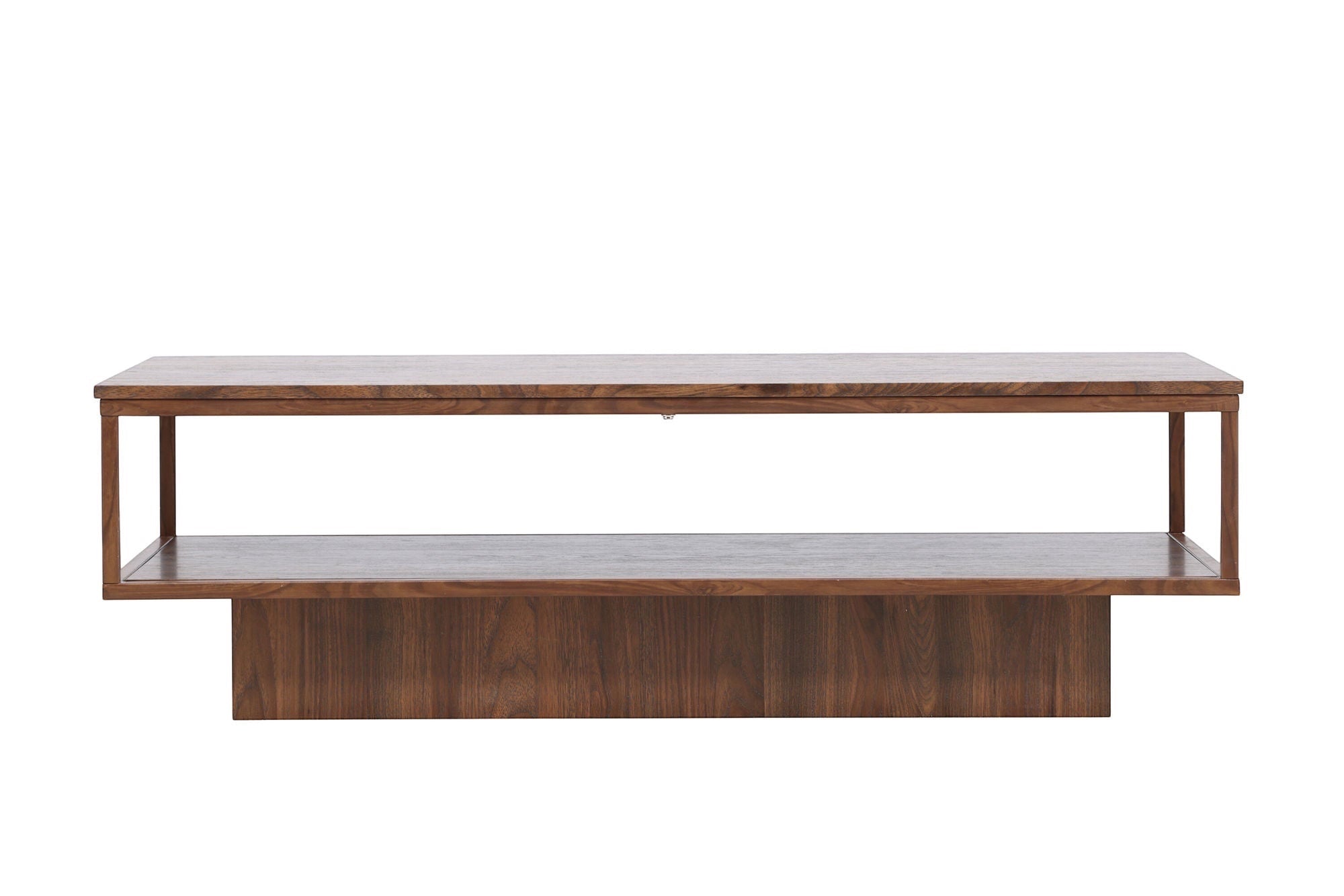 Venture Home Maglehem Sofa bord - 130*60*38cm - Steel Walnut / MDF Walnut 3D-paper