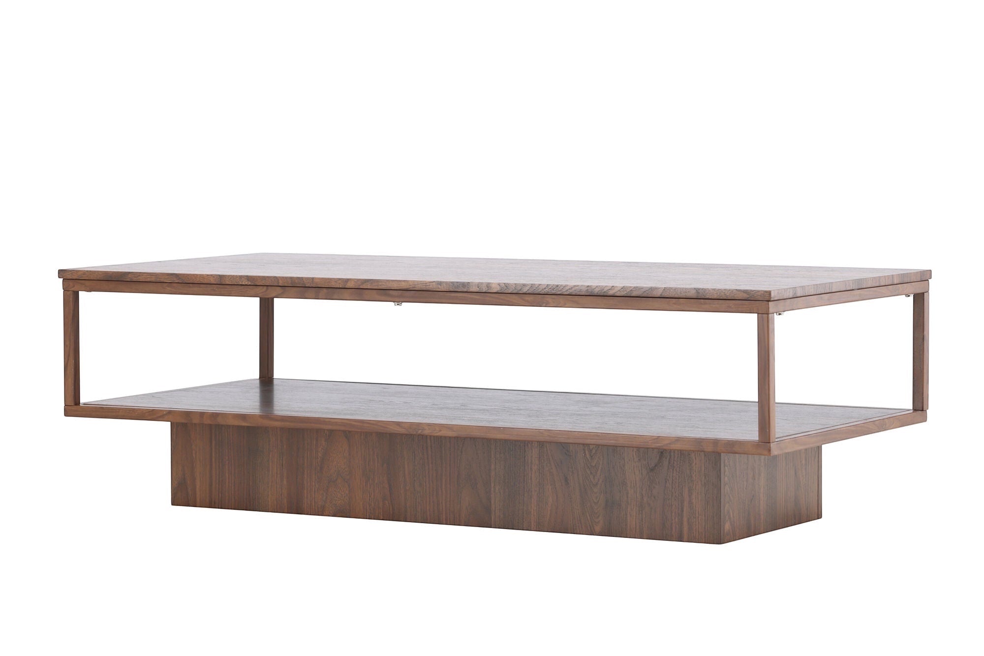 Venture Home Maglehem Sofa bord - 130*60*38cm - Steel Walnut / MDF Walnut 3D-paper