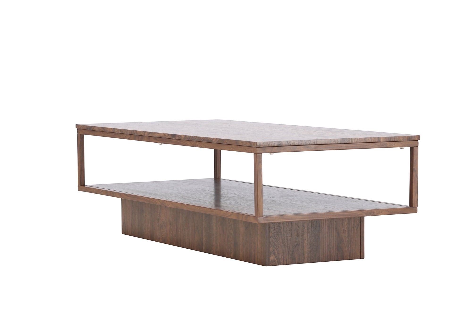 Venture Home Maglehem Sofa bord - 130*60*38cm - Steel Walnut / MDF Walnut 3D-paper