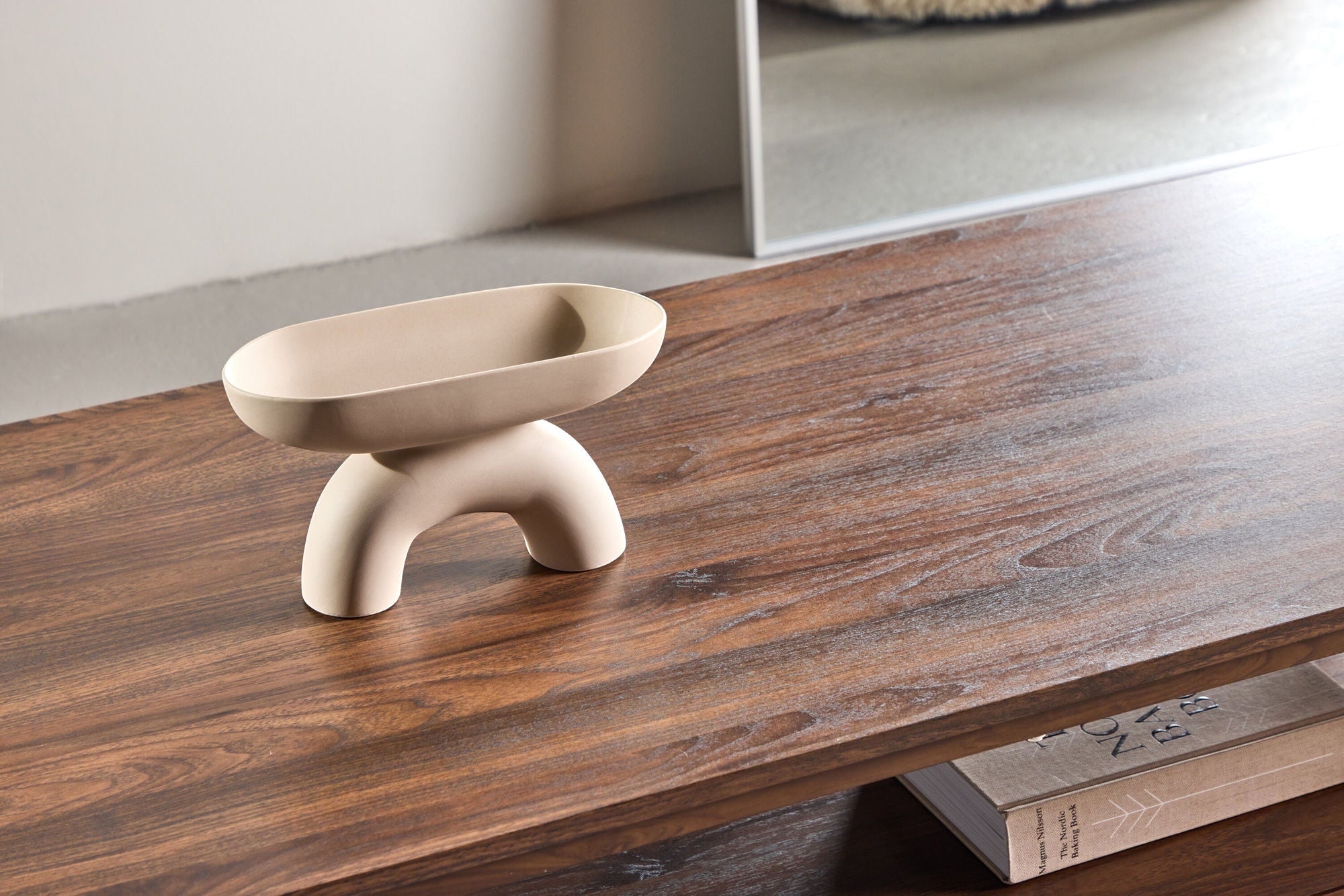 Venture Home Maglehem Sofa bord - 130*60*38cm - Steel Walnut / MDF Walnut 3D-paper