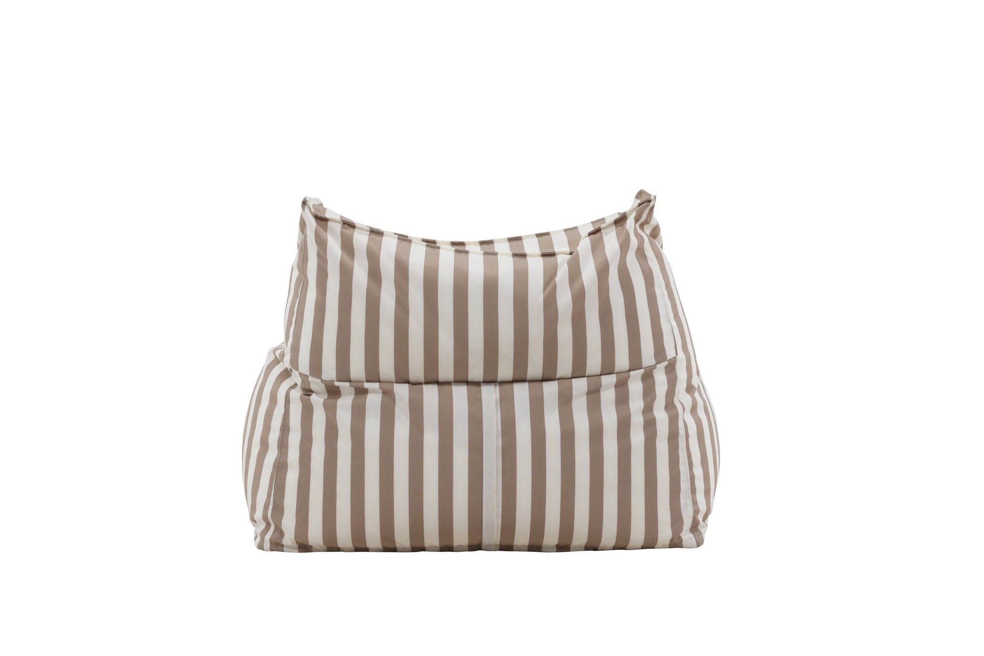 Venture Home Redang Relaxbag with Ottoman - White/ Beige Striped