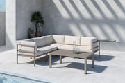 Venture Home Copacabana hjørne Sofa Module 3 + 2 with bord - Brown / Beige