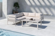 Venture Home Copacabana hjørne Sofa Module 3 + 2 with bord - Beige / Beige