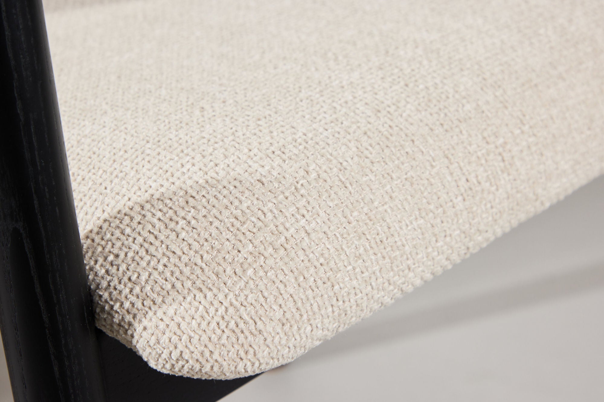 Vind Långön Spisebordsstol 2-pack - Black / Beige Fabric