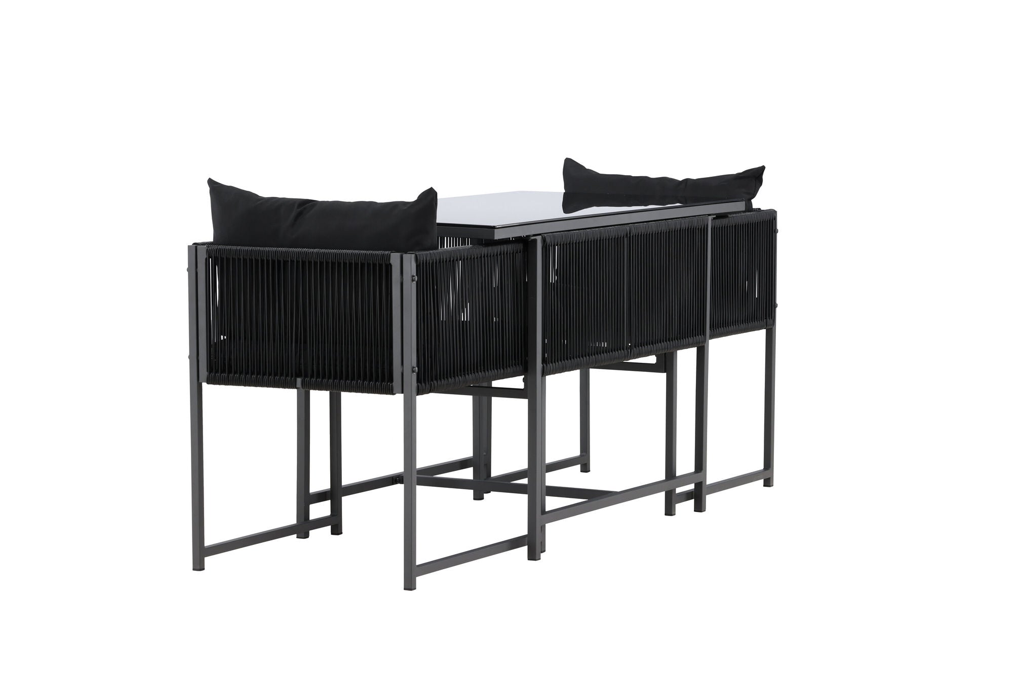 Venture Home Noto Balcony Set - Black / Black