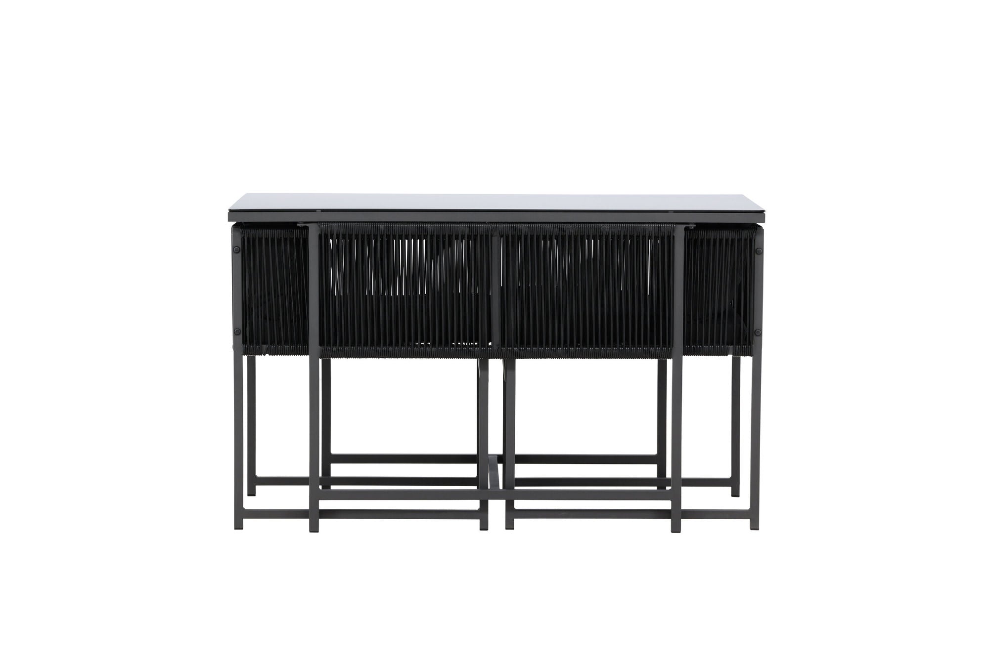 Venture Home Noto Balcony Set - Black / Black