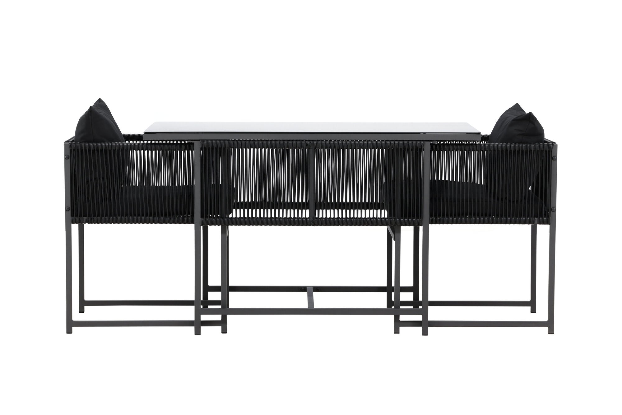 Venture Home Noto Balcony Set - Black / Black