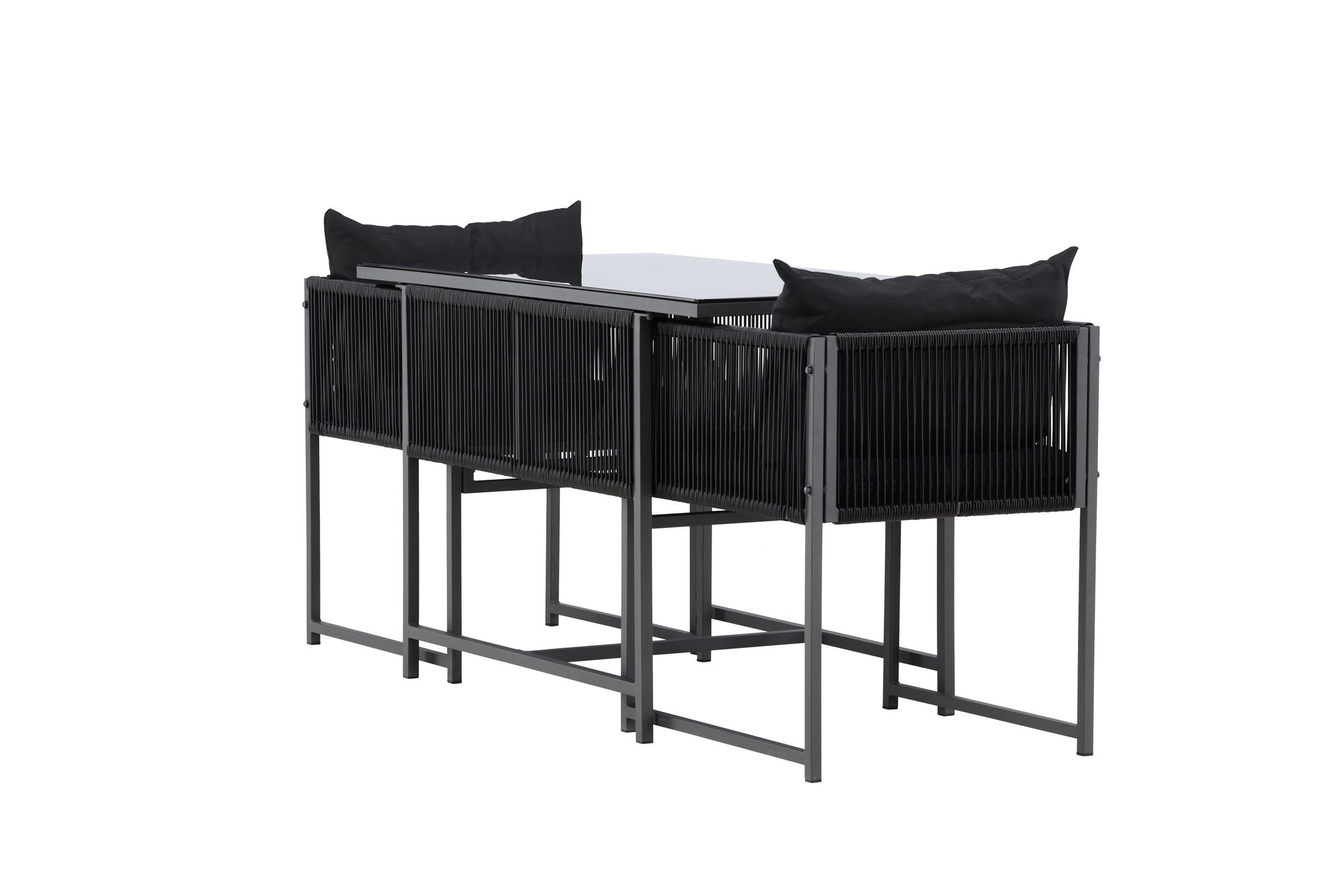 Venture Home Noto Balcony Set - Black / Black