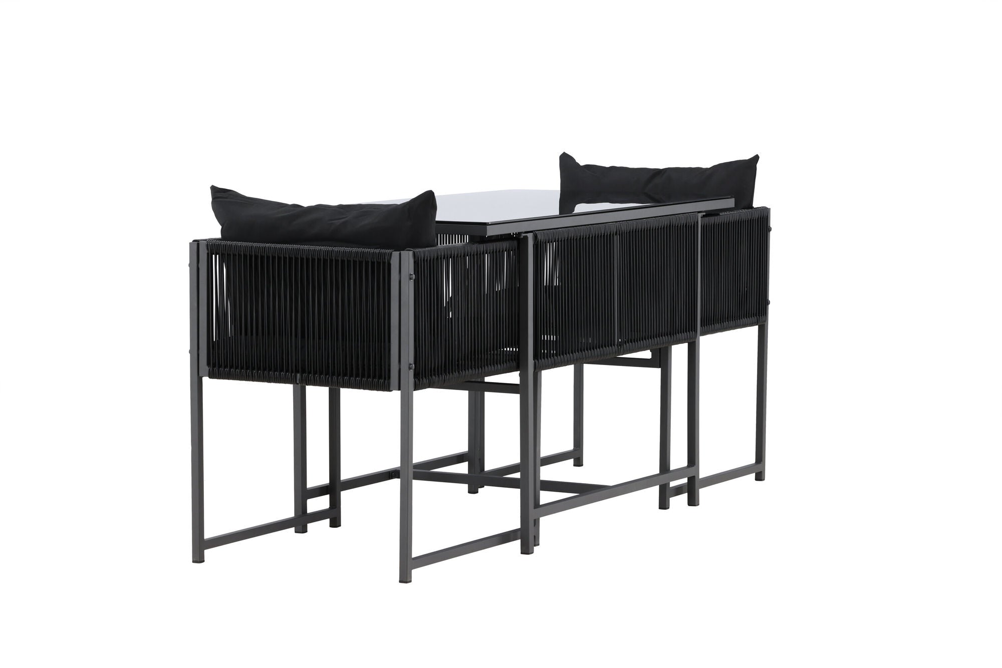 Venture Home Noto Balcony Set - Black / Black
