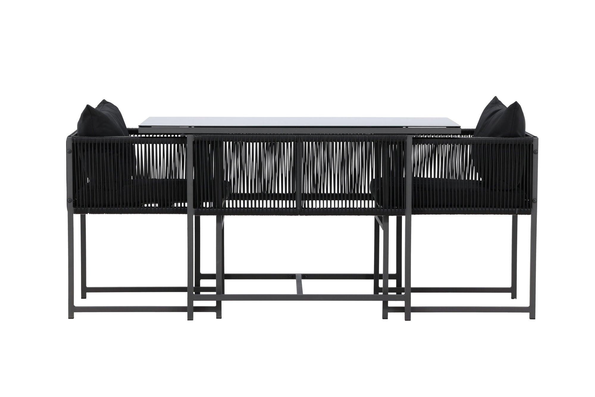 Venture Home Noto Balcony Set - Black / Black