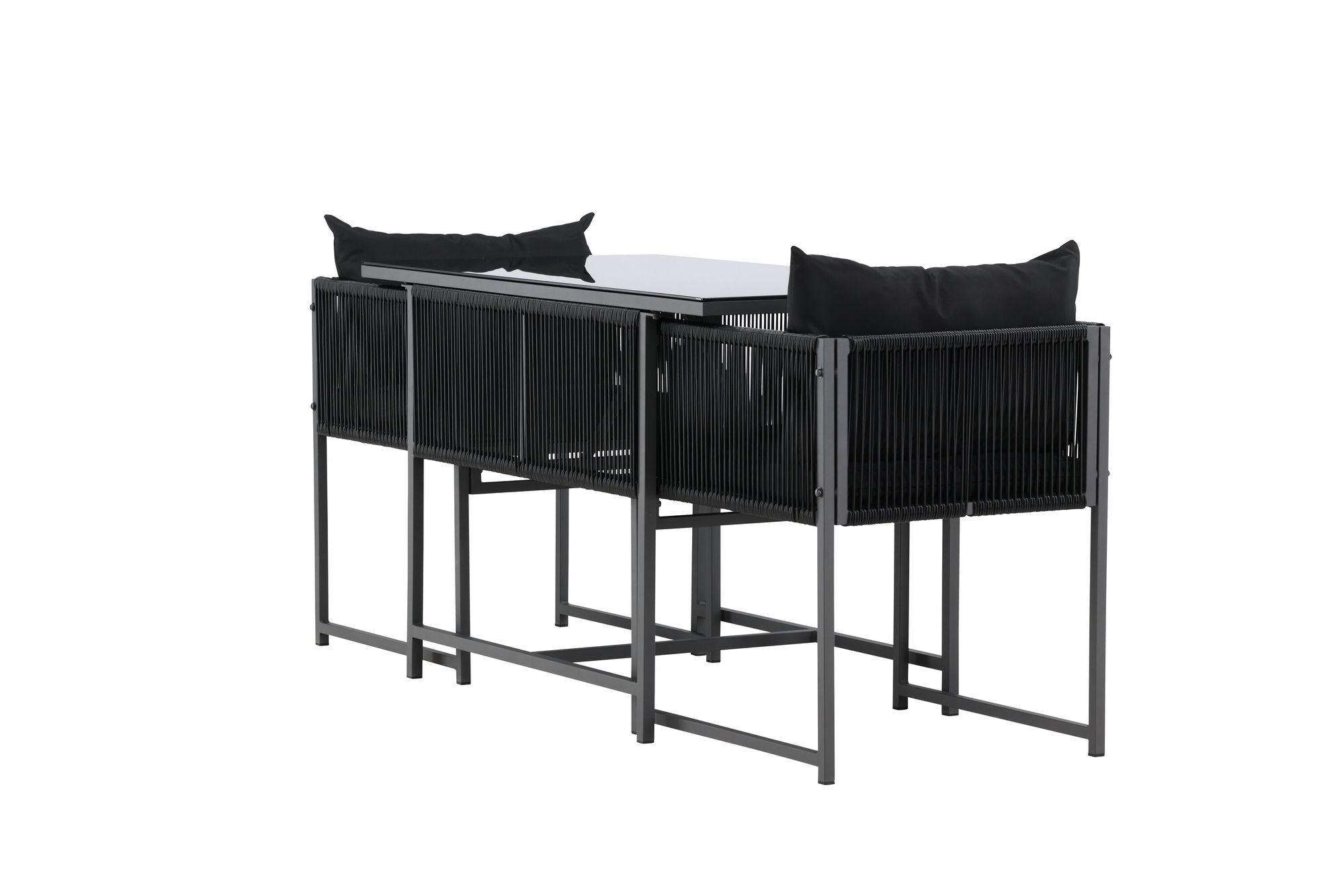 Venture Home Noto Balcony Set - Black / Black