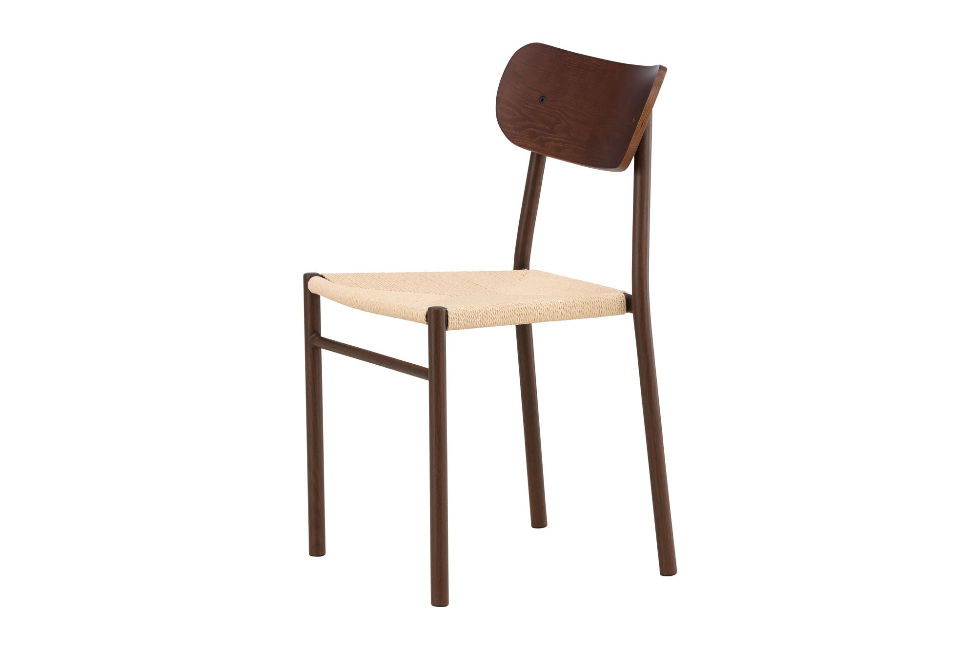 Venture Home Polly Spisebordsstol 88x42x55 cm - Metal+plywood Mocca painting / Beige Rope