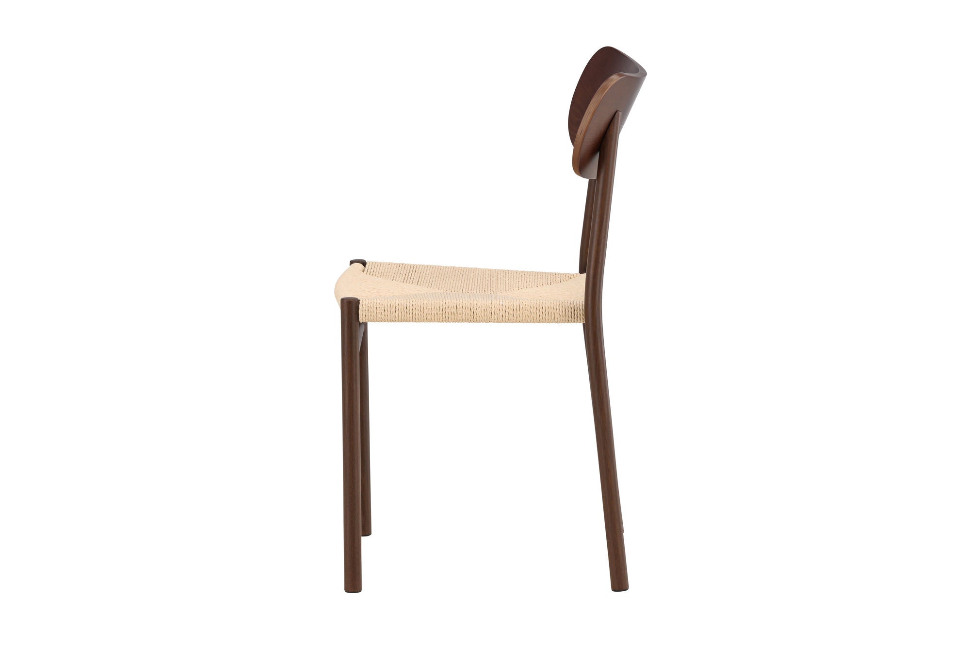 Venture Home Polly Spisebordsstol 88x42x55 cm - Metal+plywood Mocca painting / Beige Rope