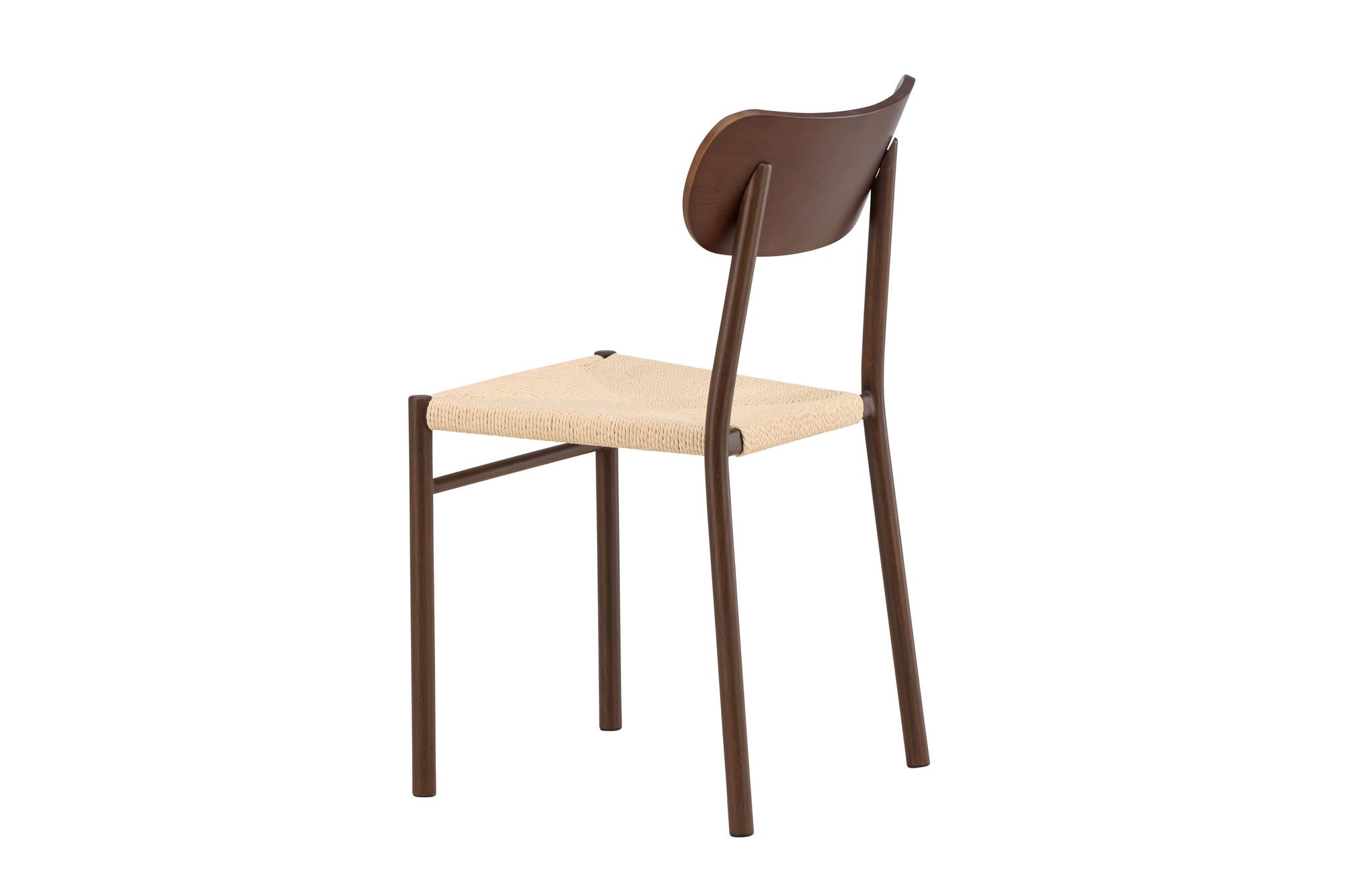 Venture Home Polly Spisebordsstol 88x42x55 cm - Metal+plywood Mocca painting / Beige Rope