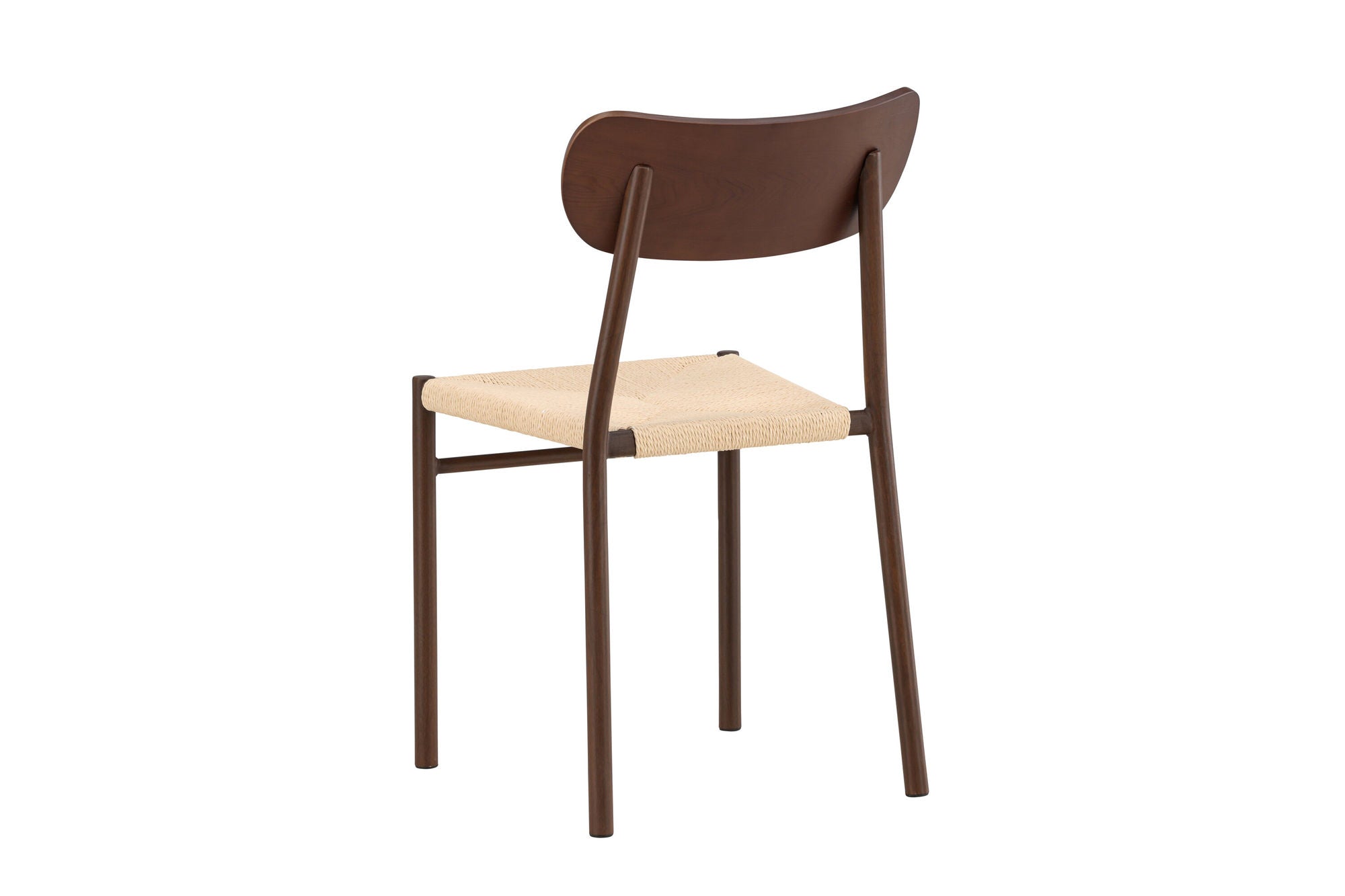 Venture Home Polly Spisebordsstol 88x42x55 cm - Metal+plywood Mocca painting / Beige Rope
