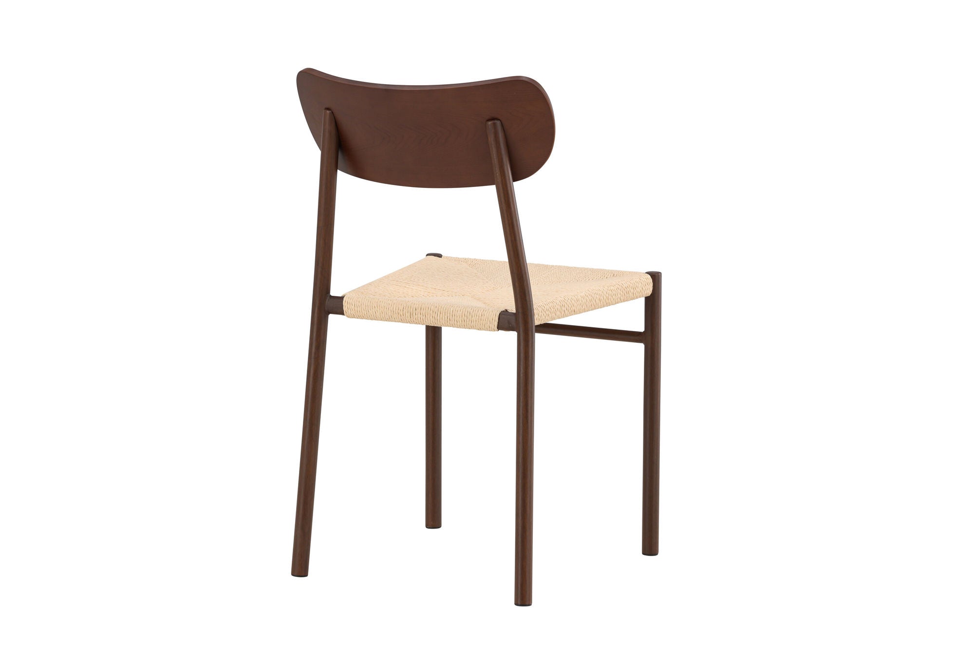 Venture Home Polly Spisebordsstol 88x42x55 cm - Metal+plywood Mocca painting / Beige Rope