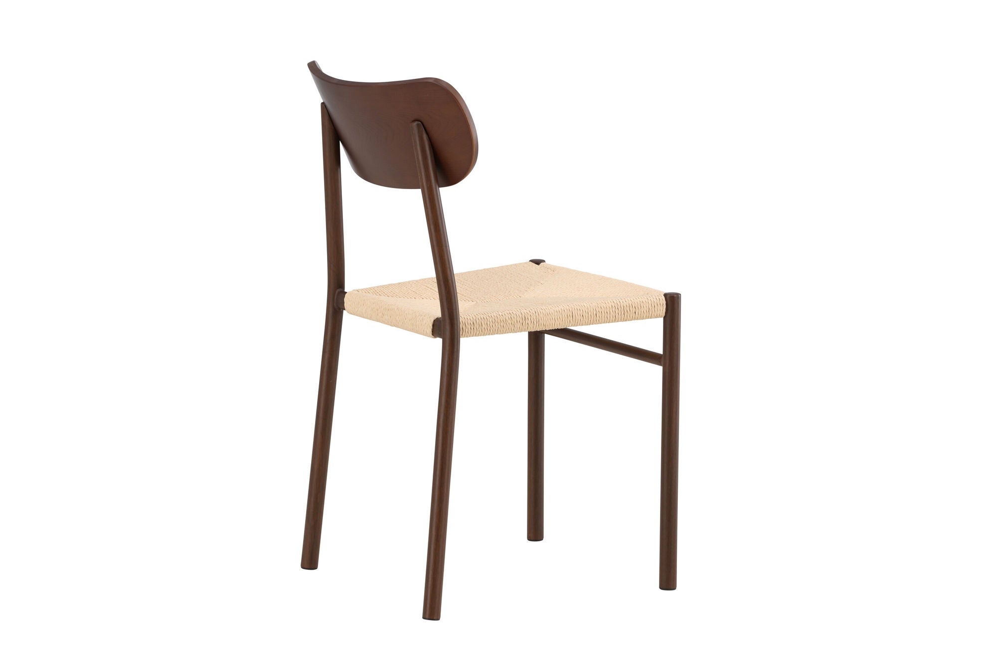 Venture Home Polly Spisebordsstol 88x42x55 cm - Metal+plywood Mocca painting / Beige Rope