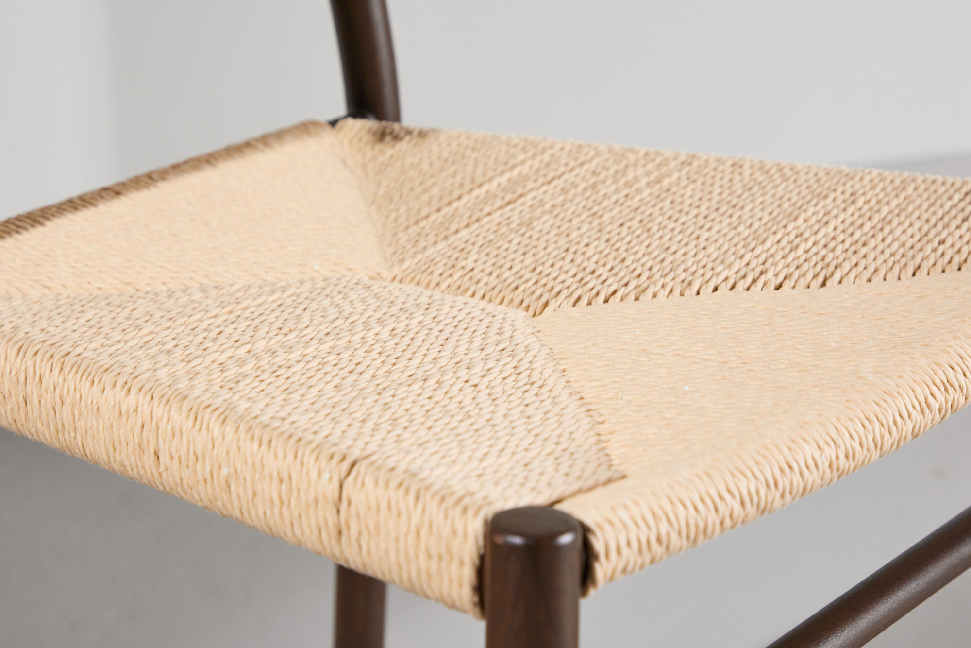 Venture Home Polly Spisebordsstol 88x42x55 cm - Metal+plywood Mocca painting / Beige Rope