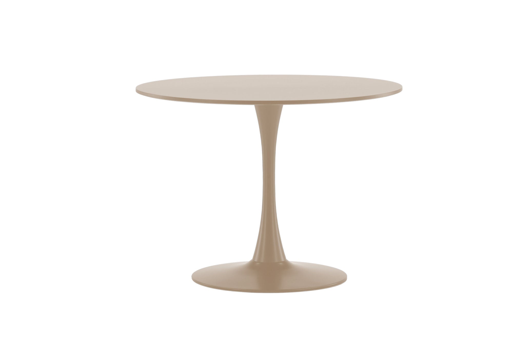 Venture Home Glade rund spisebord φ100x75 cm - Steel Frame / MDF Beige Painting