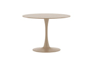 Venture Home Glade rund spisebord φ100x75 cm - Steel Frame / MDF Beige Painting