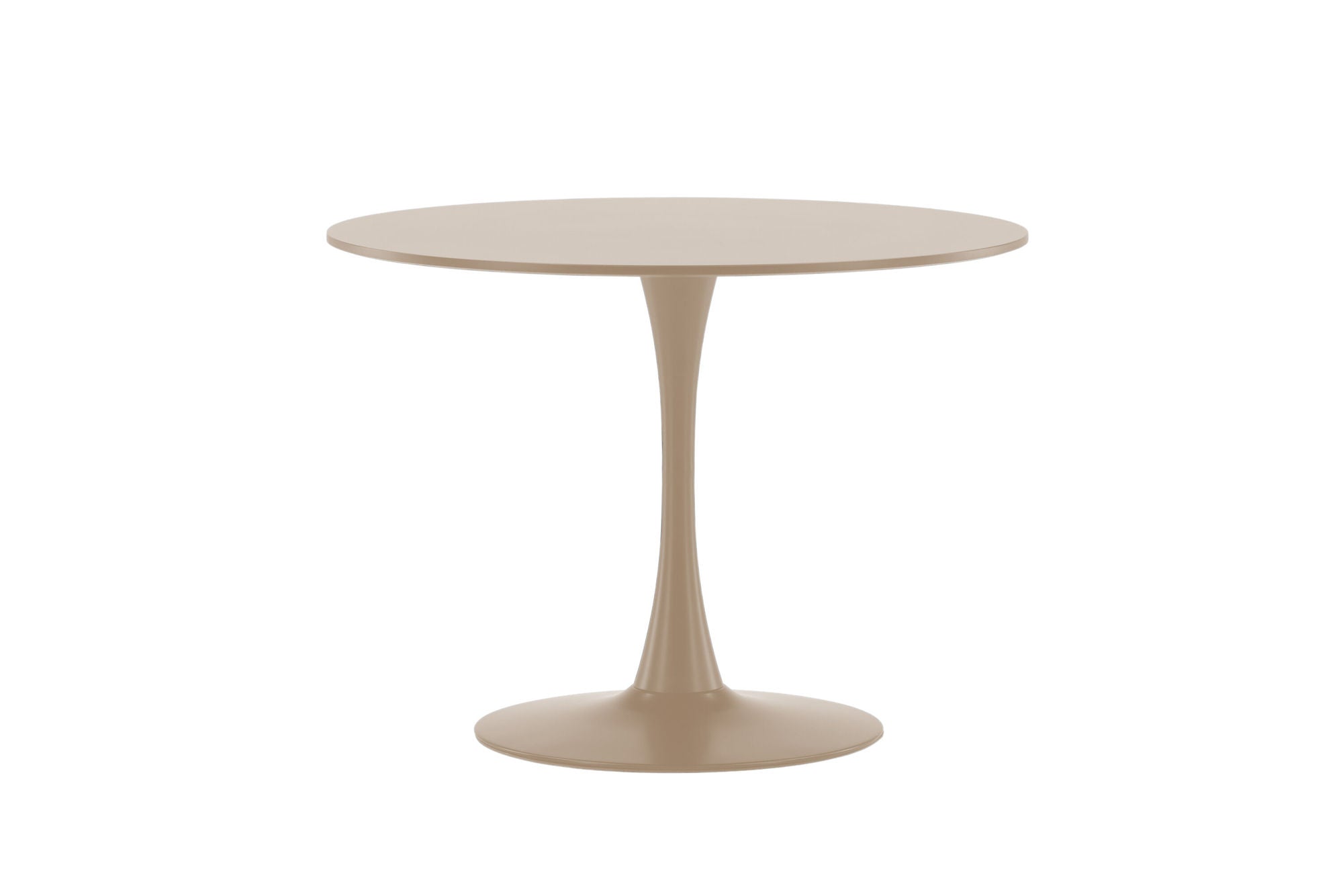 Venture Home Glade rund spisebord φ100x75 cm - Steel Frame / MDF Beige Painting