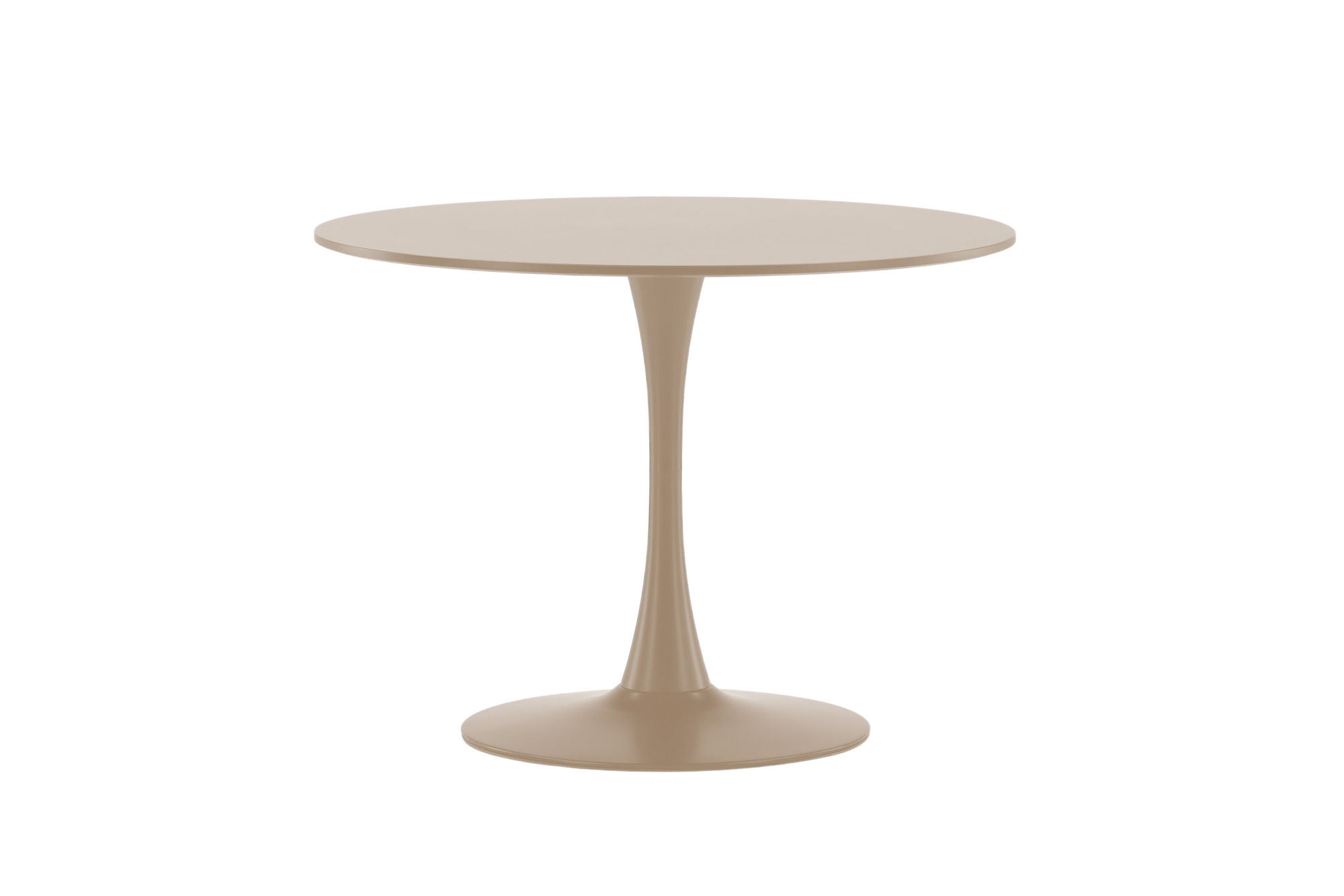 Venture Home Glade rund spisebord φ100x75 cm - Steel Frame / MDF Beige Painting