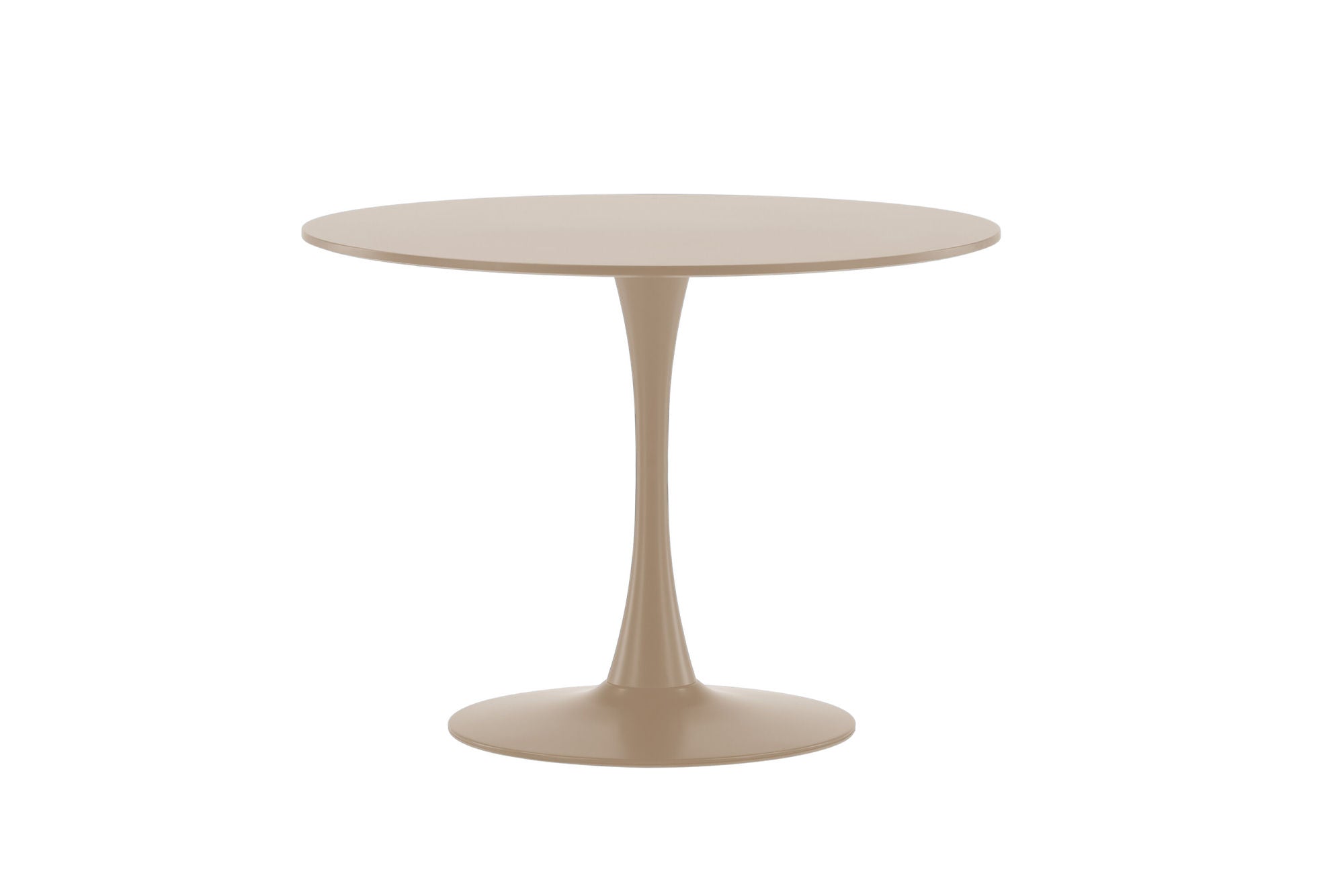 Venture Home Glade rund spisebord φ100x75 cm - Steel Frame / MDF Beige Painting
