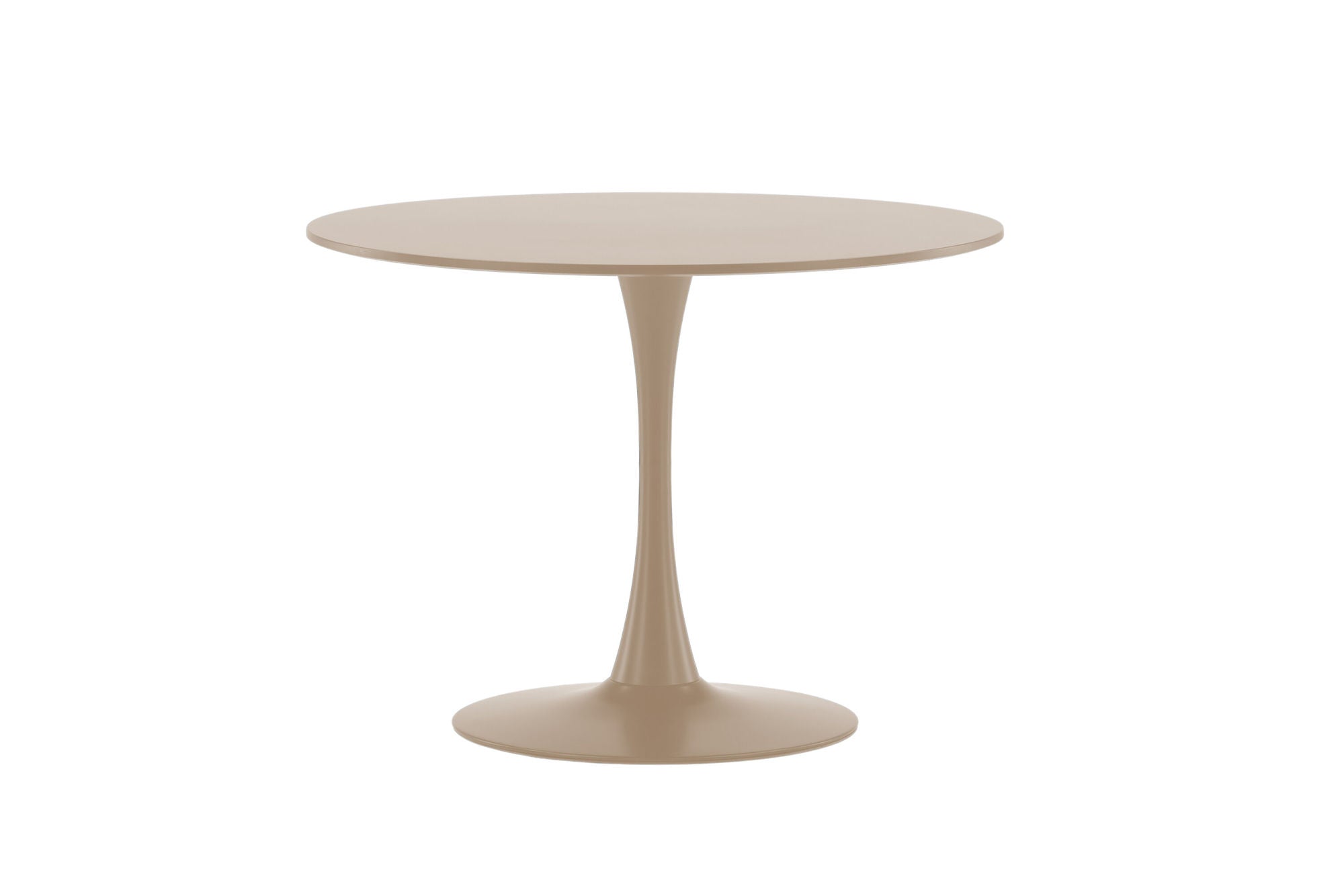 Venture Home Glade rund spisebord φ100x75 cm - Steel Frame / MDF Beige Painting