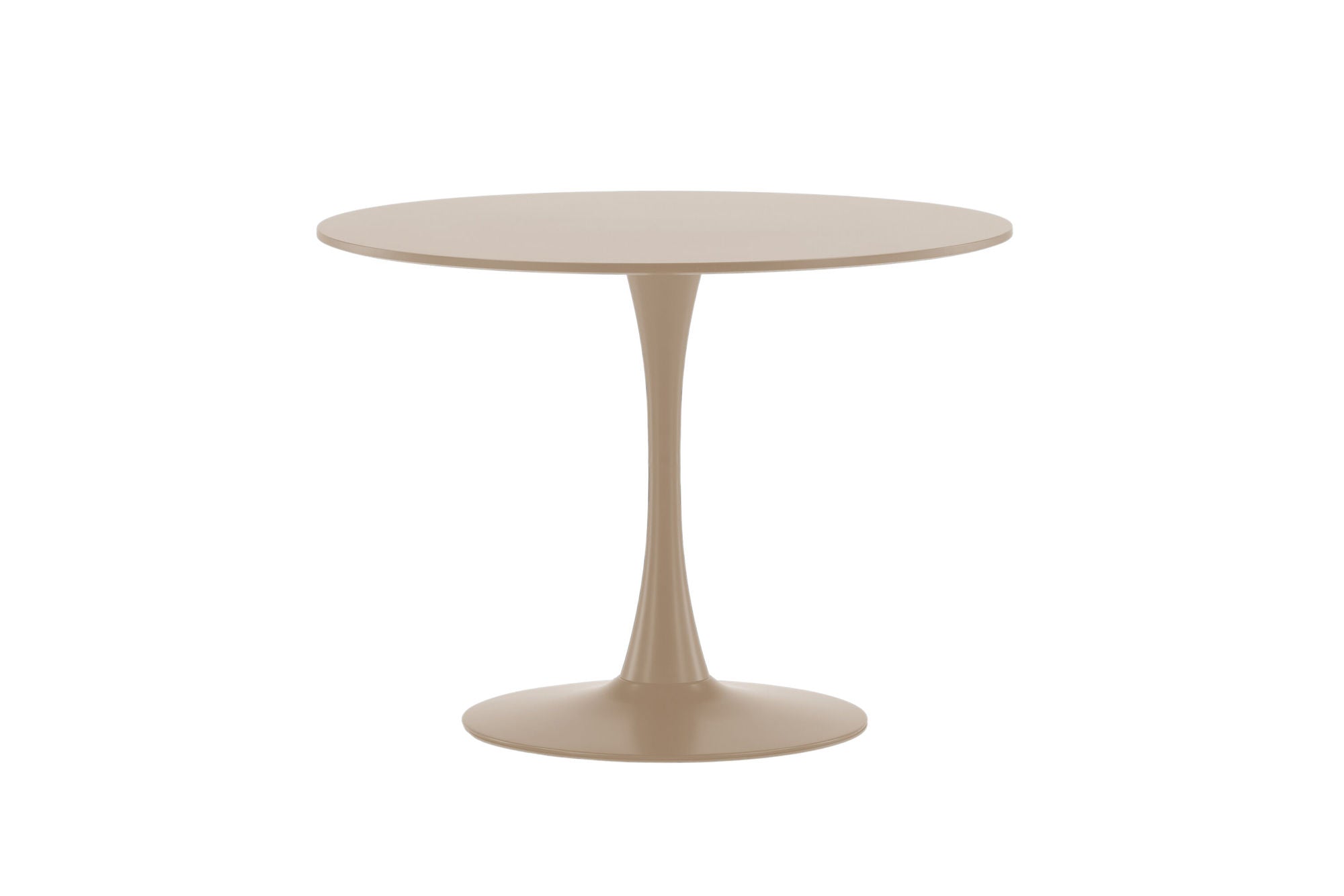 Venture Home Glade rund spisebord φ100x75 cm - Steel Frame / MDF Beige Painting