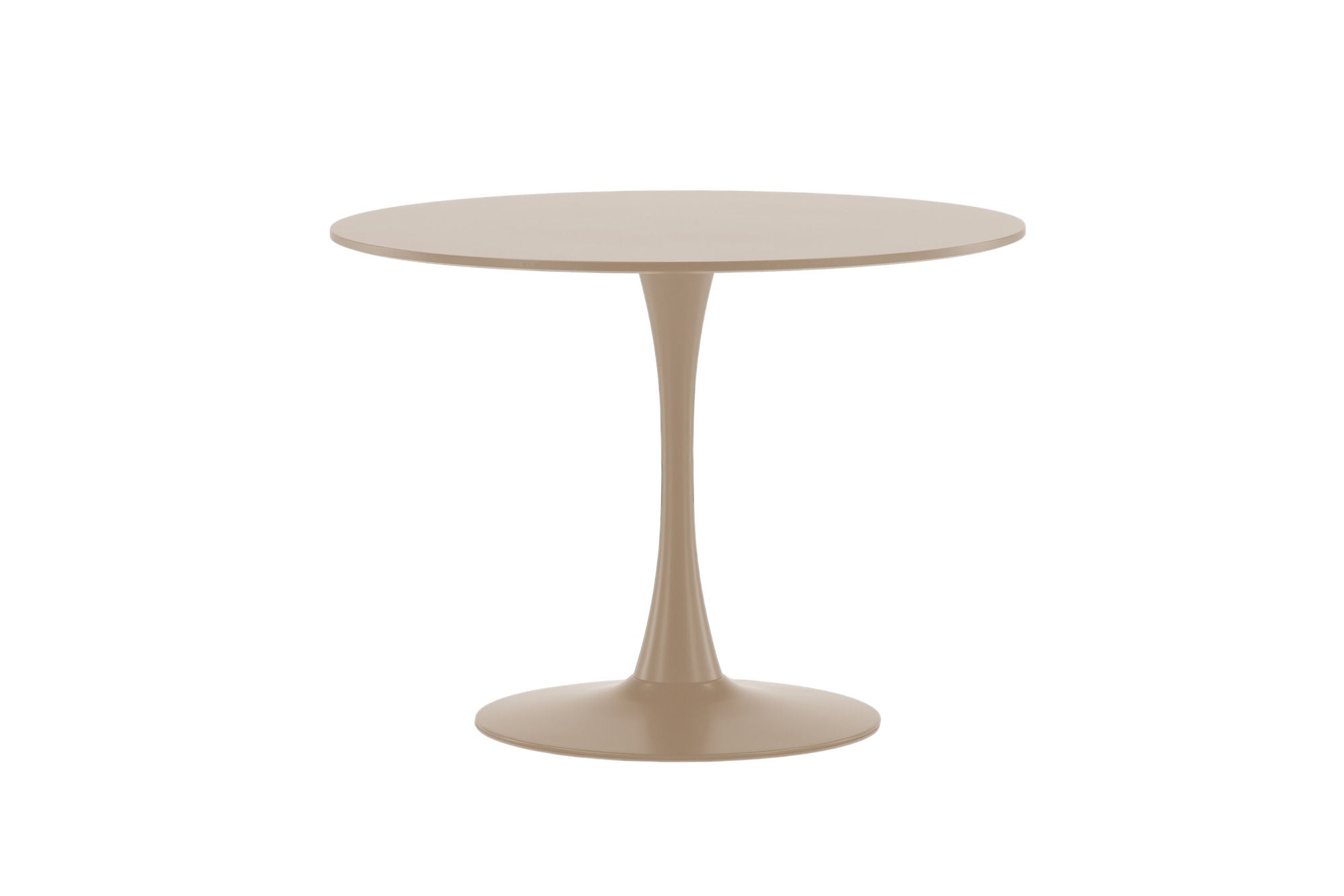Venture Home Glade rund spisebord φ100x75 cm - Steel Frame / MDF Beige Painting