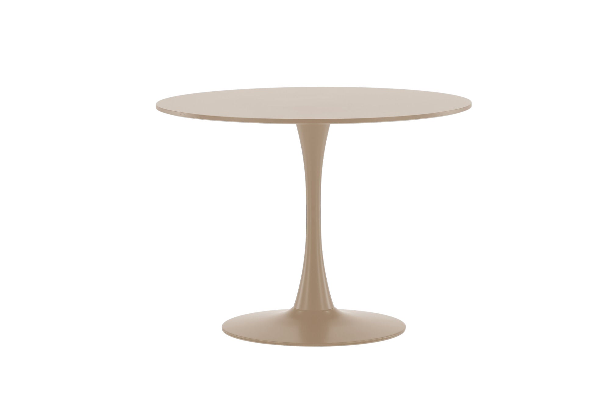 Venture Home Glade rund spisebord φ100x75 cm - Steel Frame / MDF Beige Painting